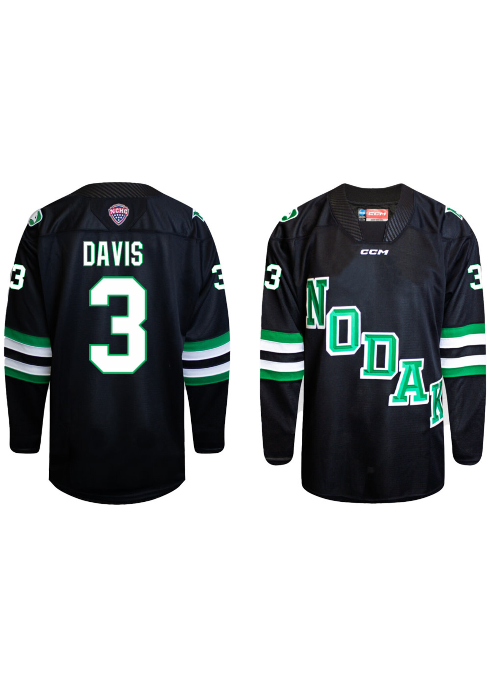 CCM Hockey #3 Connor Davis CCM Authentic Game Jersey