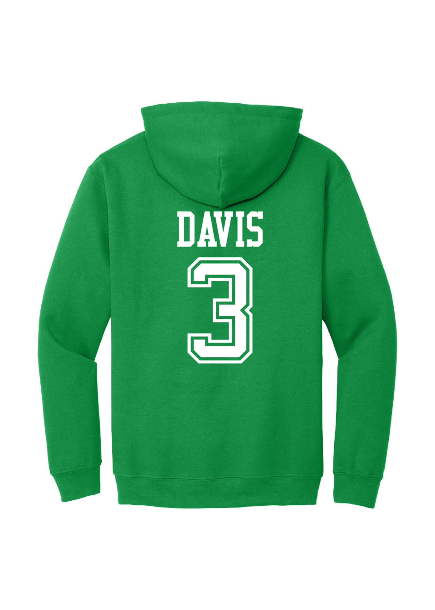 AHUNDYP #3 Connor Davis North Dakota Hockey Sport Youth Hood