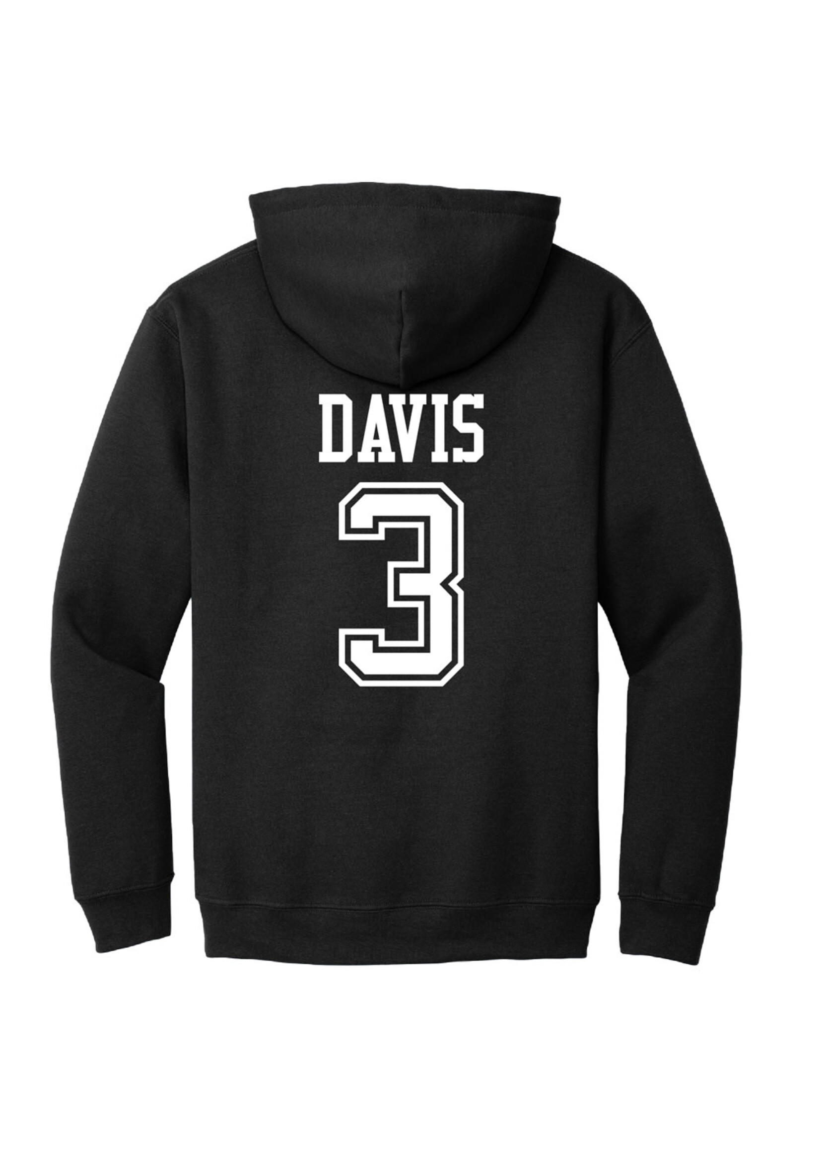 AHUNDYP #3 Connor Davis North Dakota Hockey Sport Youth Hood