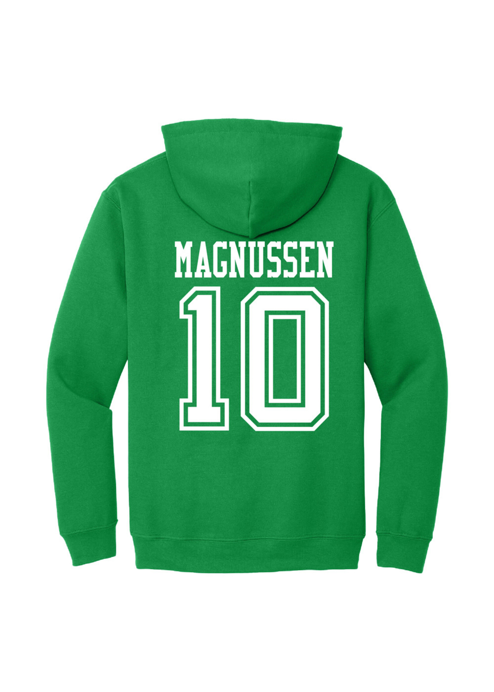 AHUNDYP #10 Kasper Magnussen North Dakota Hockey Sport Adult Hood