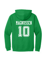 AHUNDYP #10 Kasper Magnussen North Dakota Hockey Sport Youth Hood