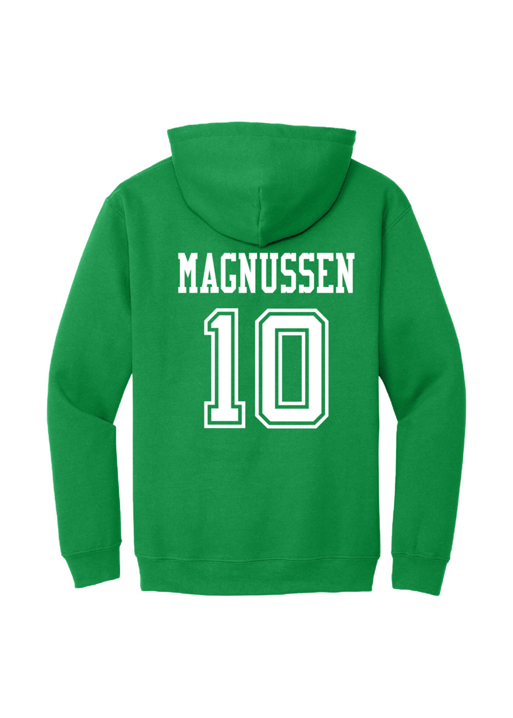 AHUNDYP #10 Kasper Magnussen North Dakota Hockey Sport Youth Hood