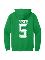 AHUNDYP #5 Brasen Boser North Dakota Hockey Sport Adult Hood