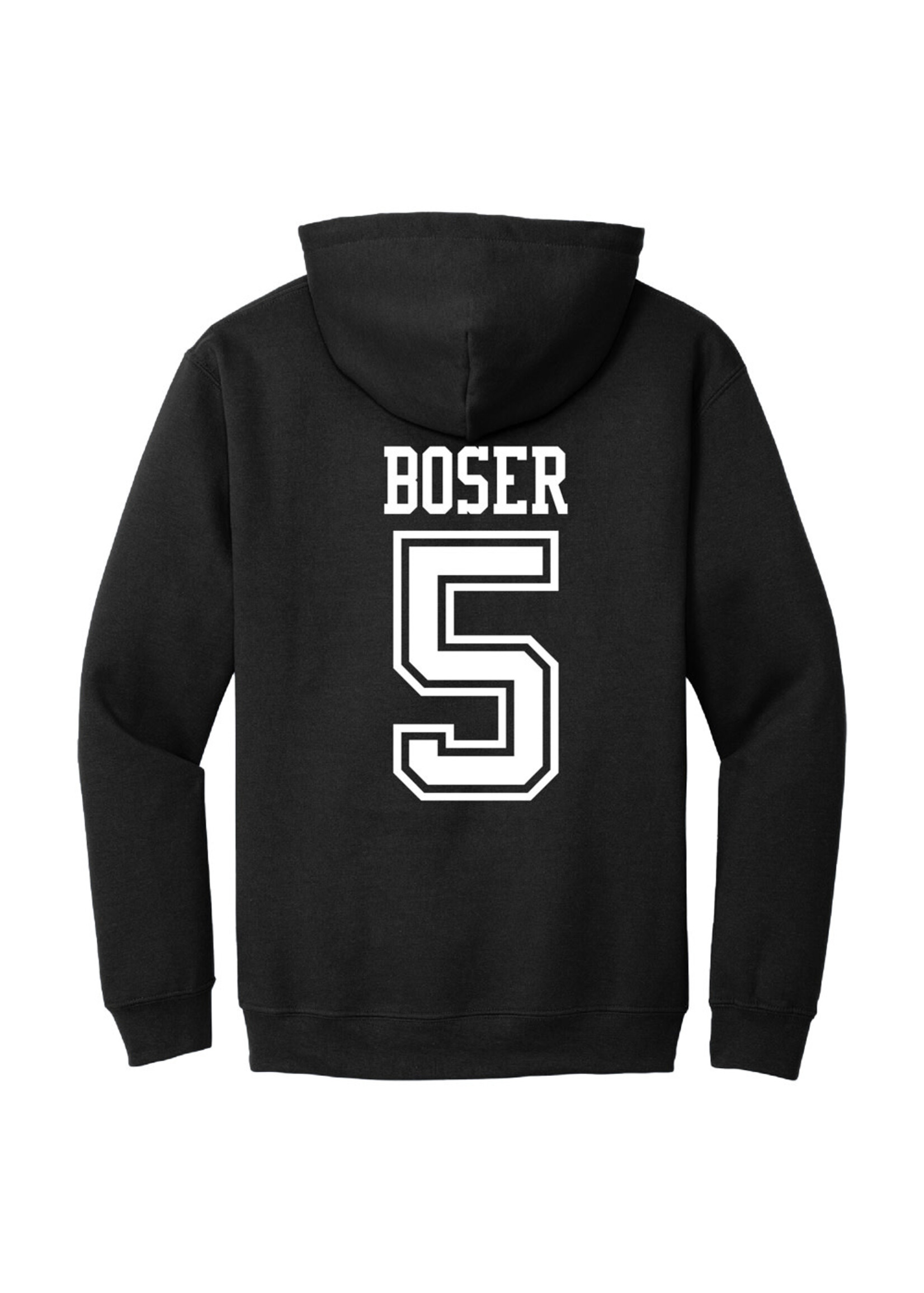 AHUNDYP #5 Brasen Boser North Dakota Hockey Sport Adult Hood