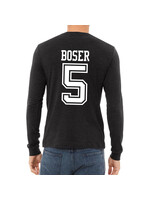 AHUNDYP #5 Brasen Boser North Dakota Hockey Sport Adult Long Sleeve