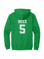 AHUNDYP #5 Brasen Boser North Dakota Hockey Sport Youth Hood