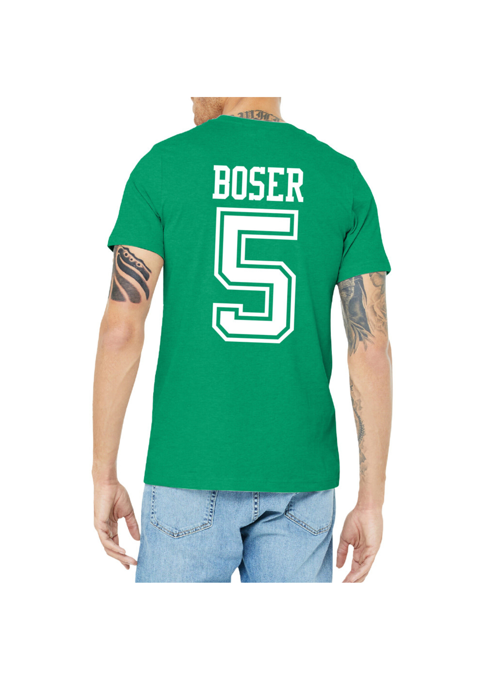 AHUNDYP #5 Brasen Boser North Dakota Hockey Sport Adult Tee
