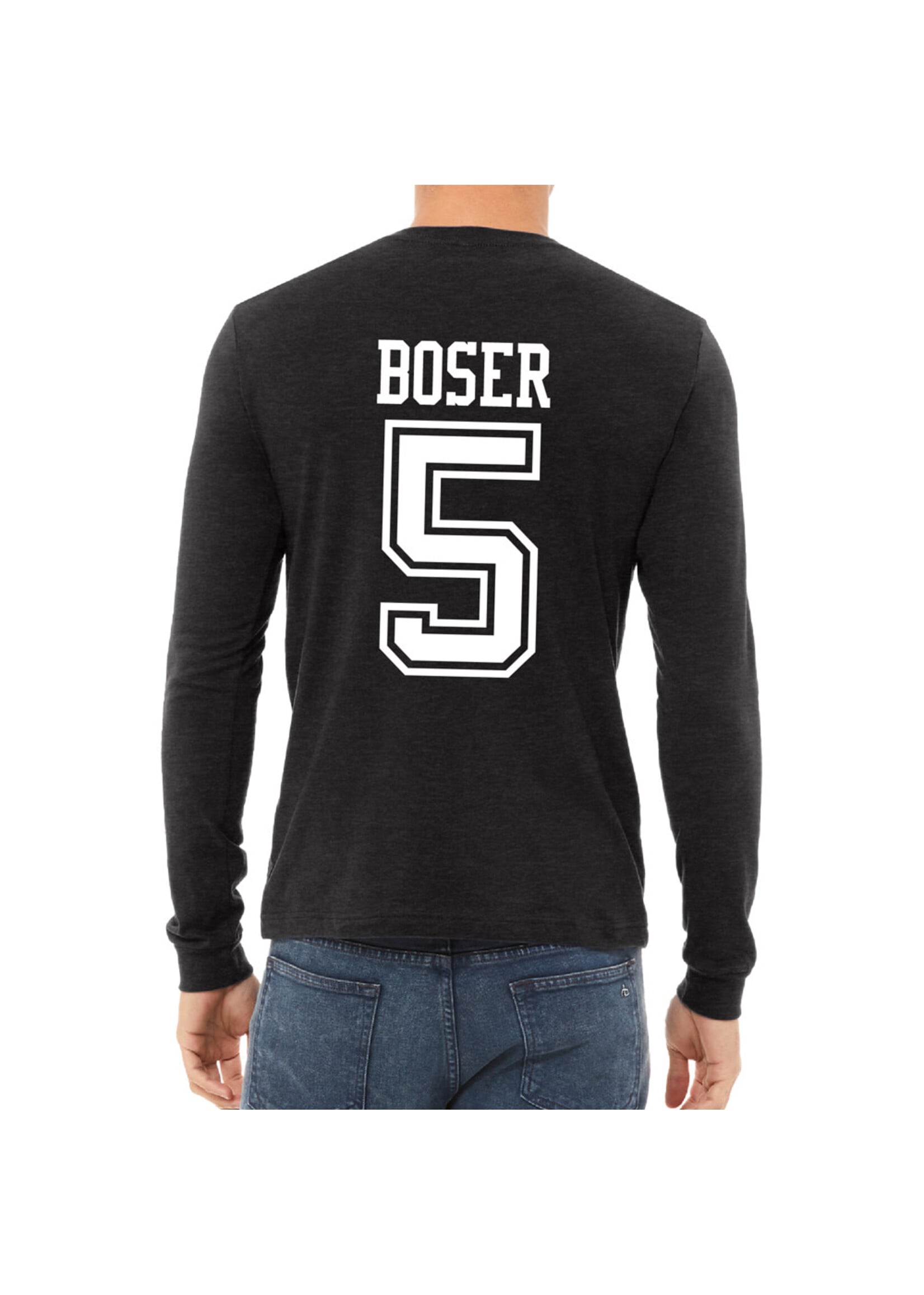 AHUNDYP #5 Brasen Boser NODAK Shirsey Adult Long Sleeve