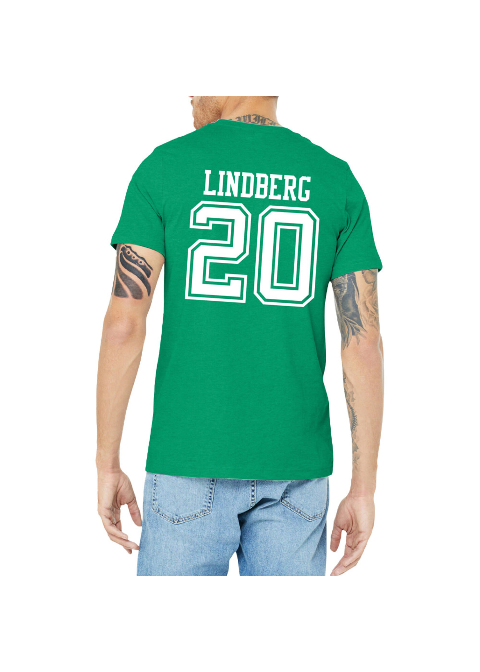 AHUNDYP #20 Gavin Lindberg North Dakota Hockey Sport Adult Tee