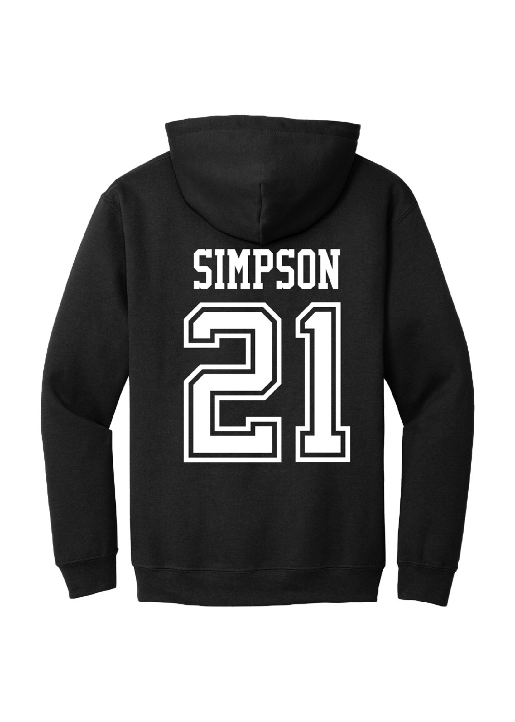 AHUNDYP #21 Cooper Simpson North Dakota Hockey Sport Adult Hood