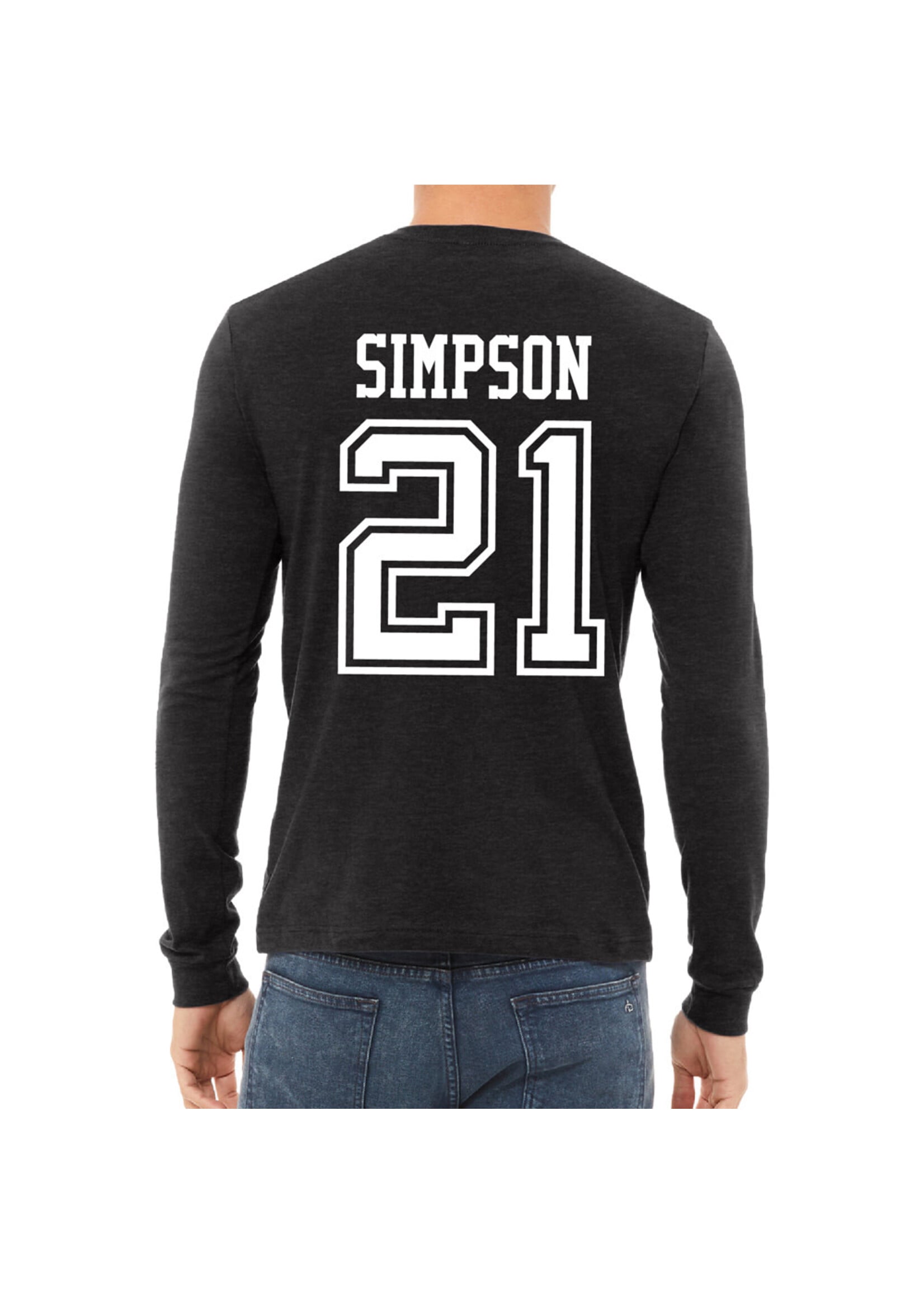 AHUNDYP #21 Cooper Simpson North Dakota Hockey Sport Adult Long Sleeve