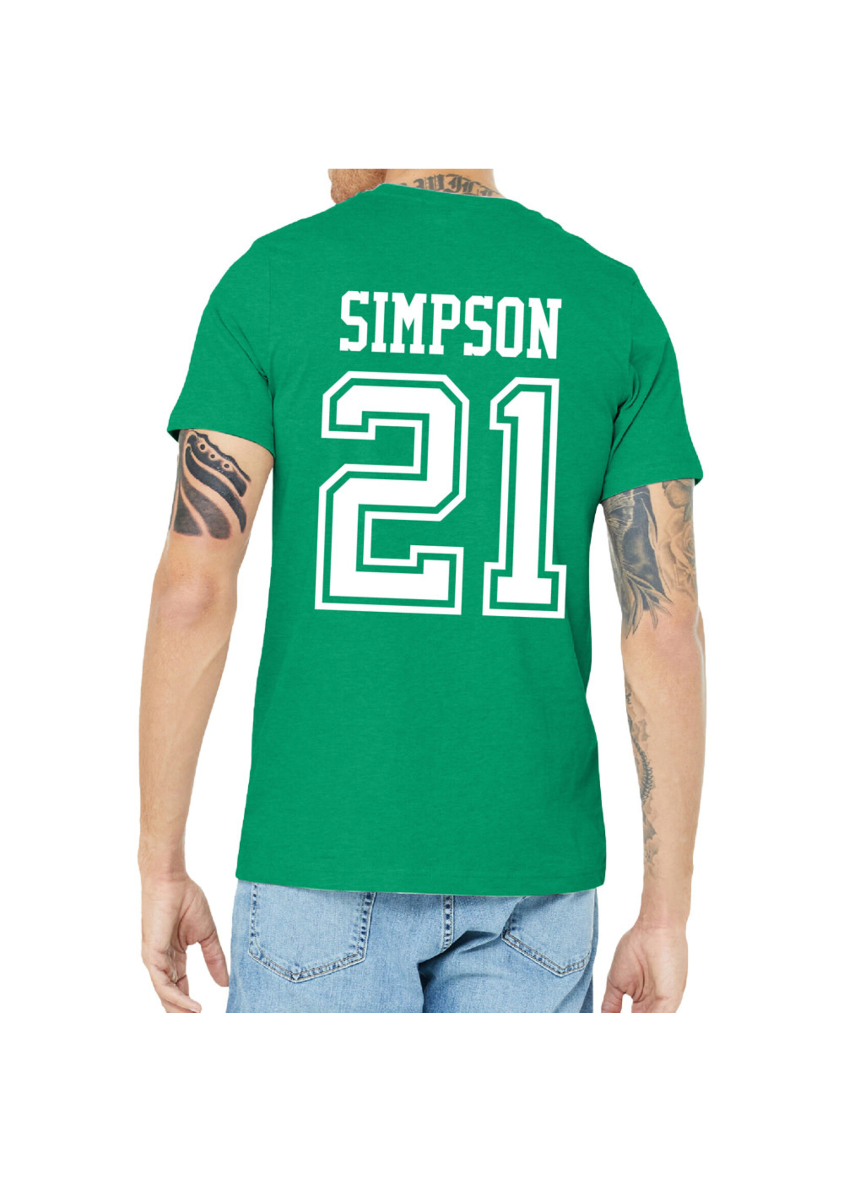 AHUNDYP #21 Cooper Simpson North Dakota Hockey Sport Adult Tee