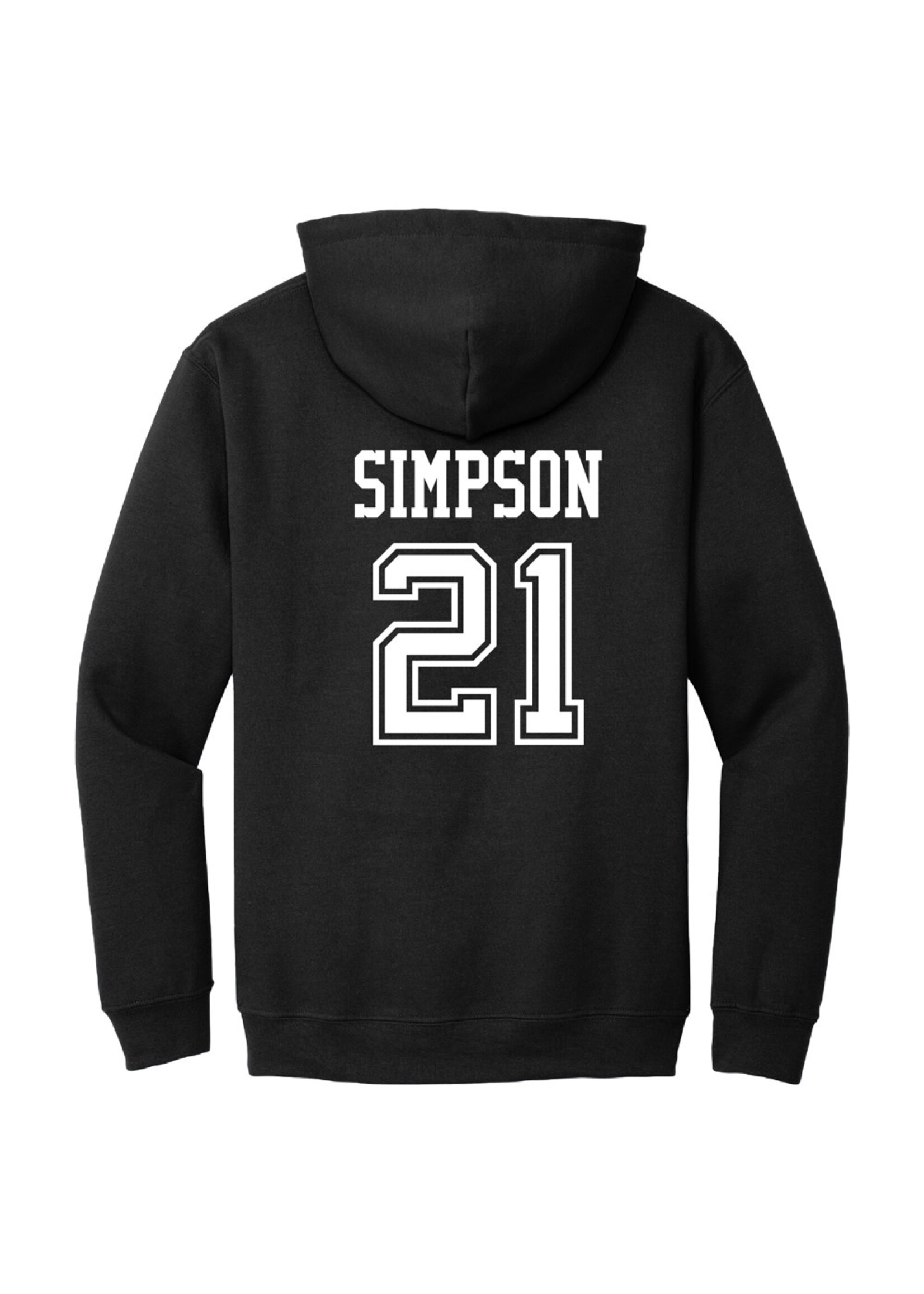 AHUNDYP #21 Cooper Simpson NODAK Shirzee Youth Hood