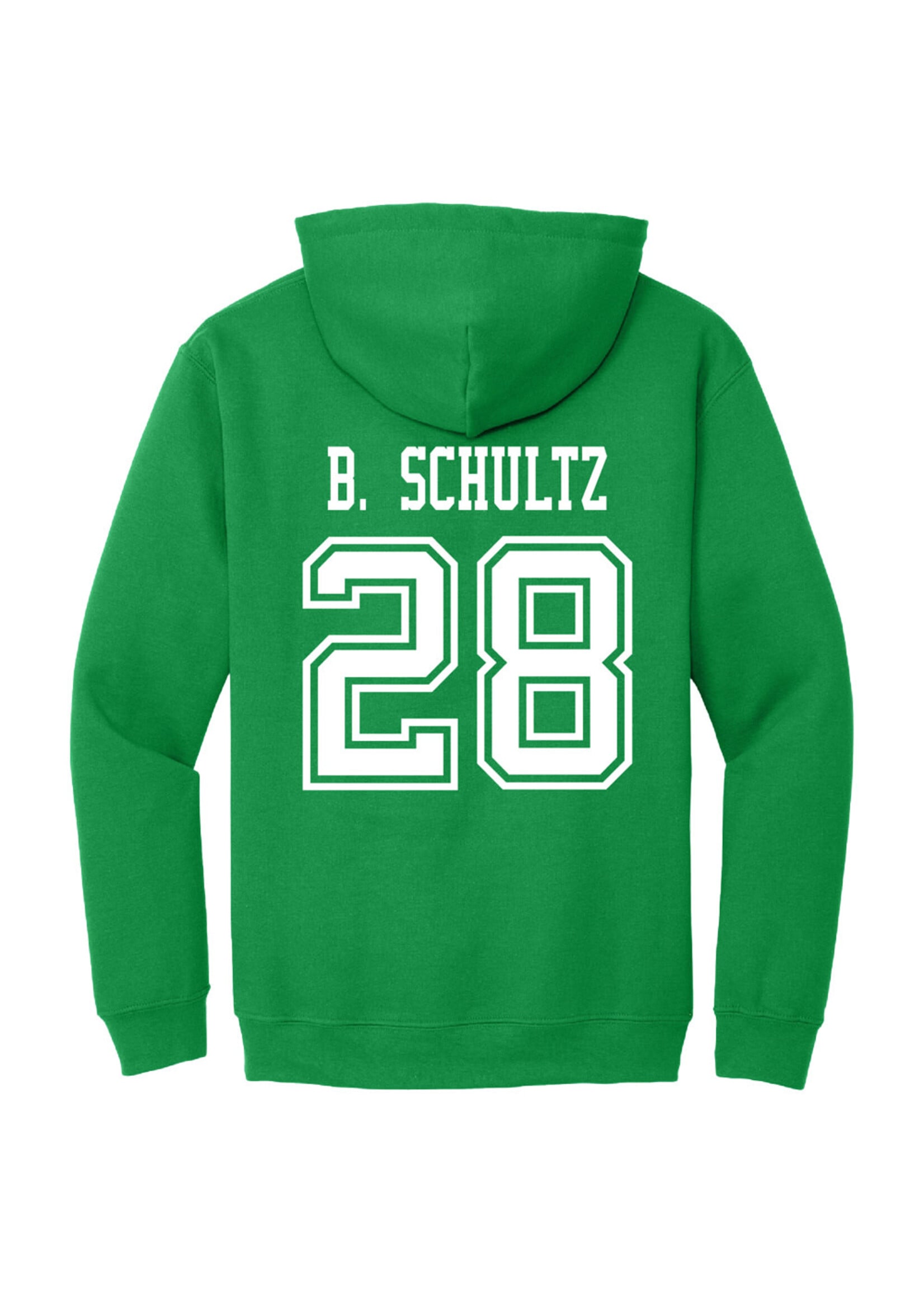 AHUNDYP #28 Brock Schultz North Dakota Hockey Sport Adult Hood