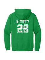 AHUNDYP #28 Brock Schultz Nort Dakota Hockey Sport Youth Hood