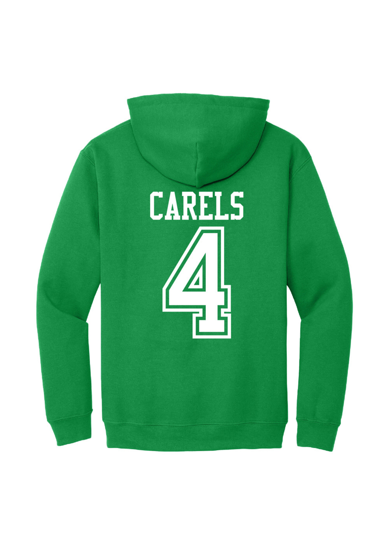 AHUNDYP #4 Carson Carels North Dakota Hockey Sport Adult Hood