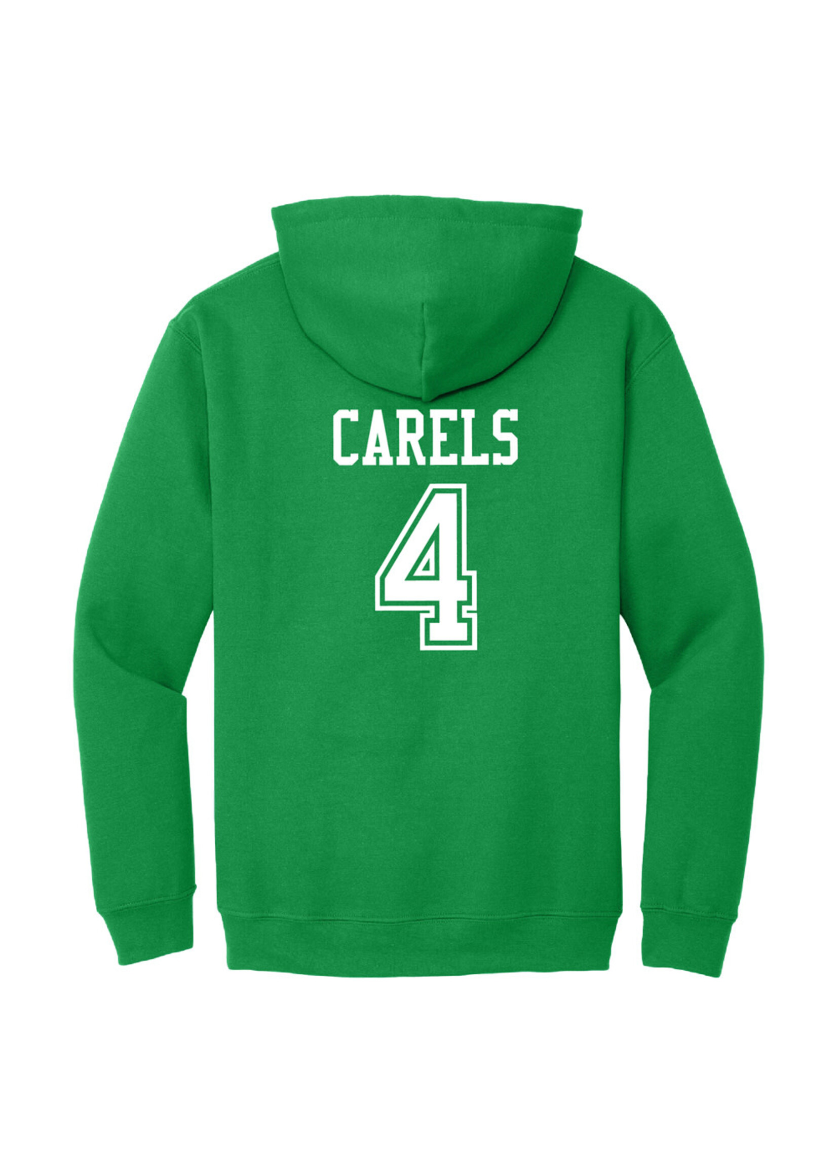 AHUNDYP #4 Carson Carels North Dakota Hockey Sport Youth Hood