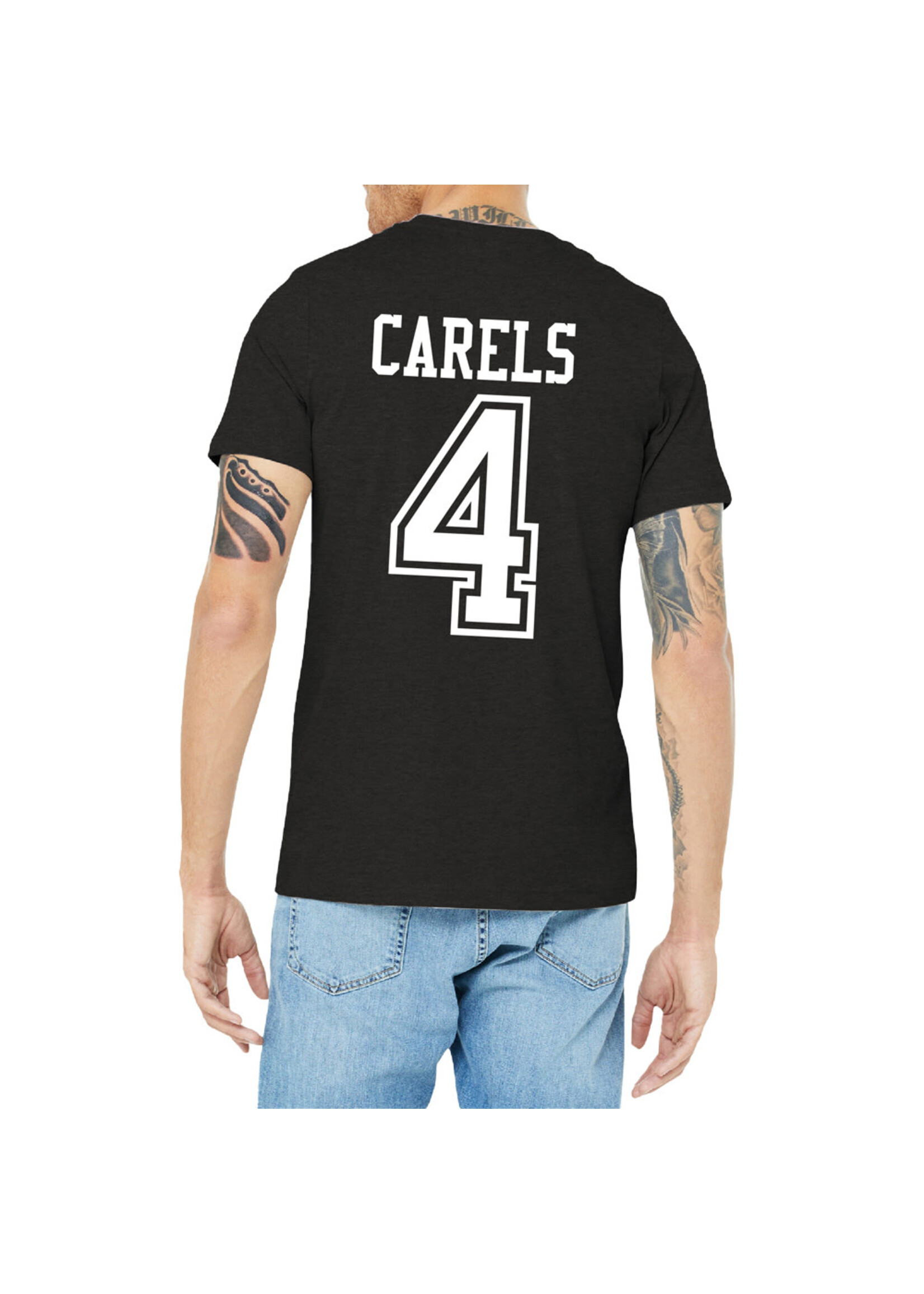 AHUNDYP #4 Carson Carels North Dakota Hockey Sport Adult Tee
