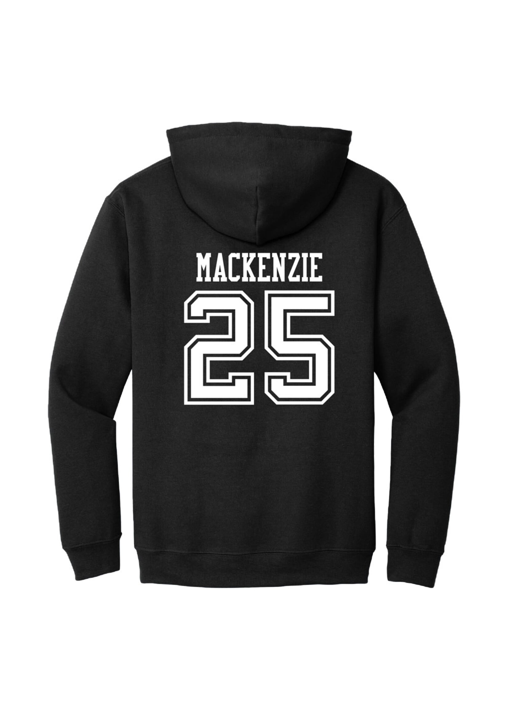AHUNDYP #25 Ethan MacKenzie North Dakota Hockey Sport Adult Hood