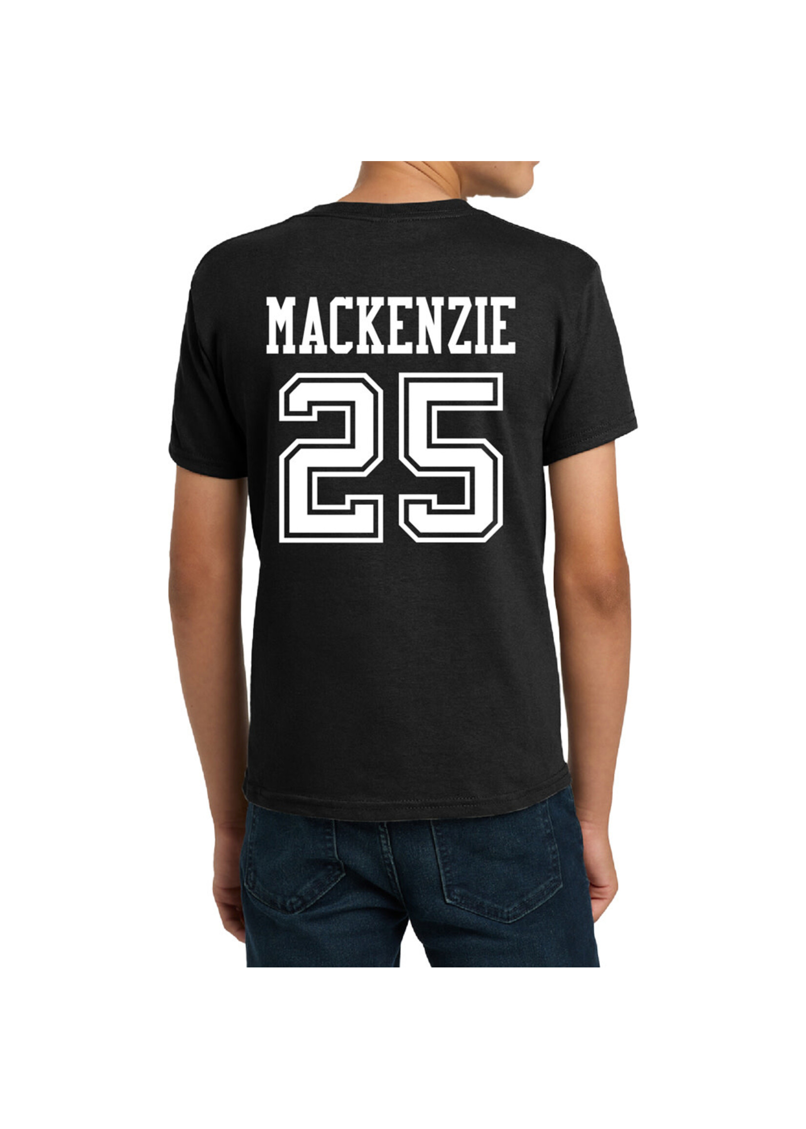 AHUNDYP #25 Ethan MacKenzie NODAK Shizee Youth Tee