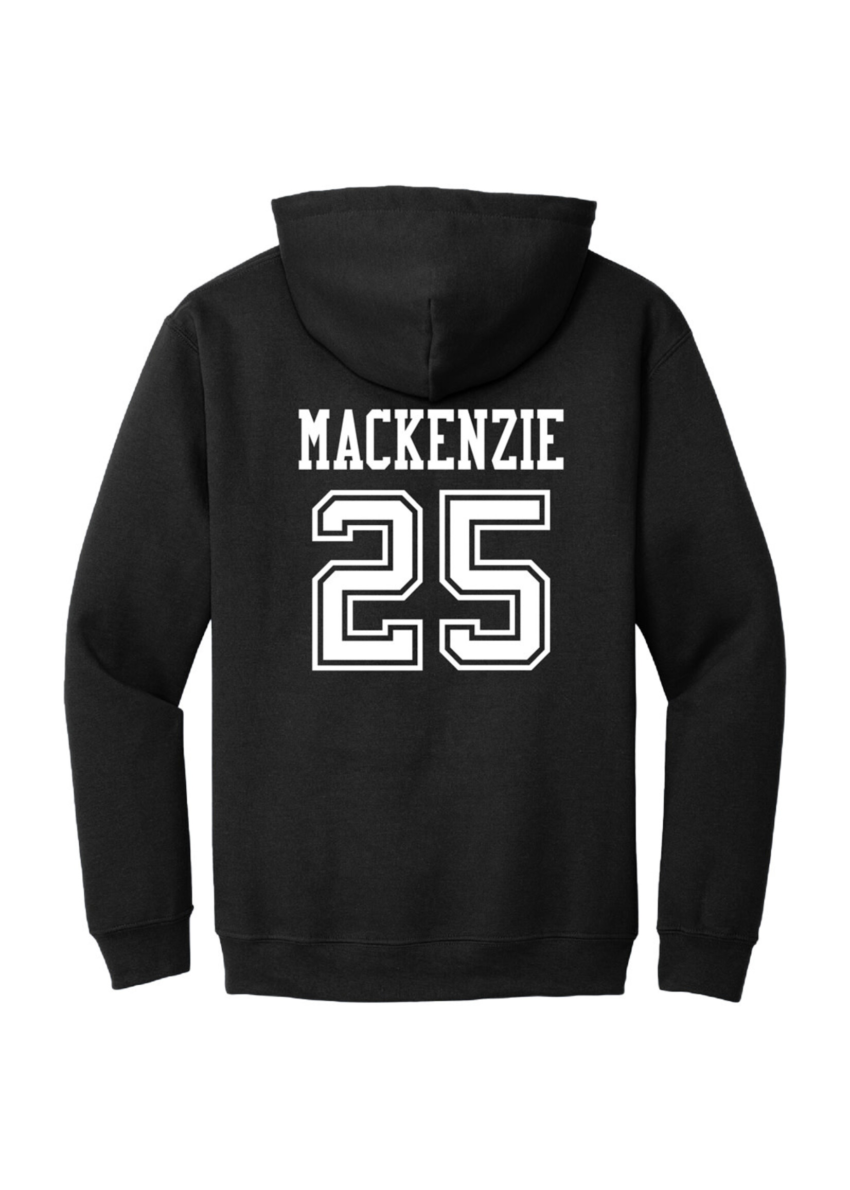 AHUNDYP #25 Ethan MacKenzie NODAK Shirsey Youth Hood