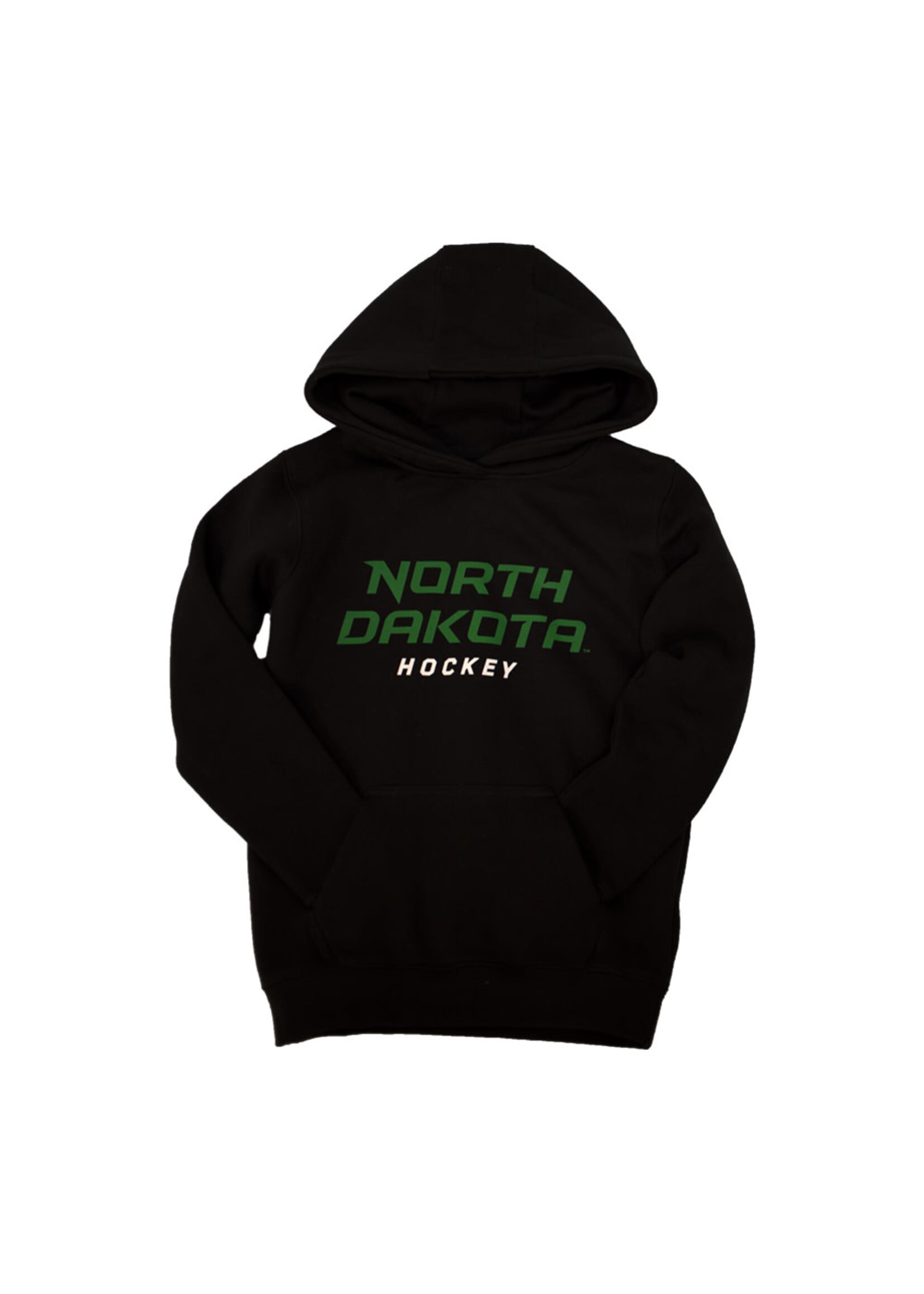 AHUNDYP #30 Caleb Heil North Dakota Hockey Sport Youth Hood