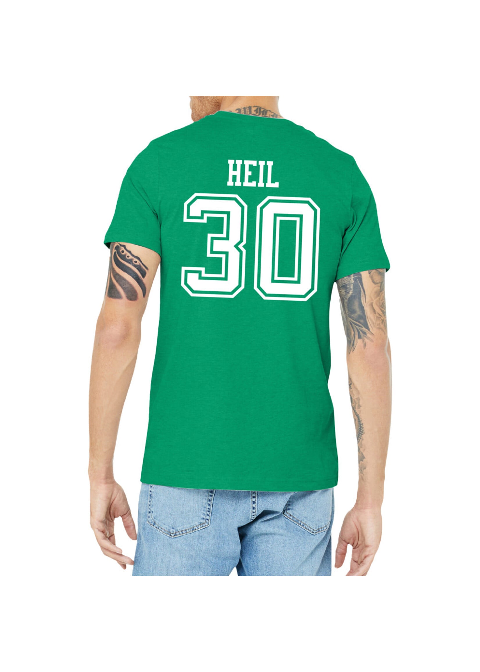 AHUNDYP #30 Caleb Heil North Dakota Hockey Sport Adult Tee