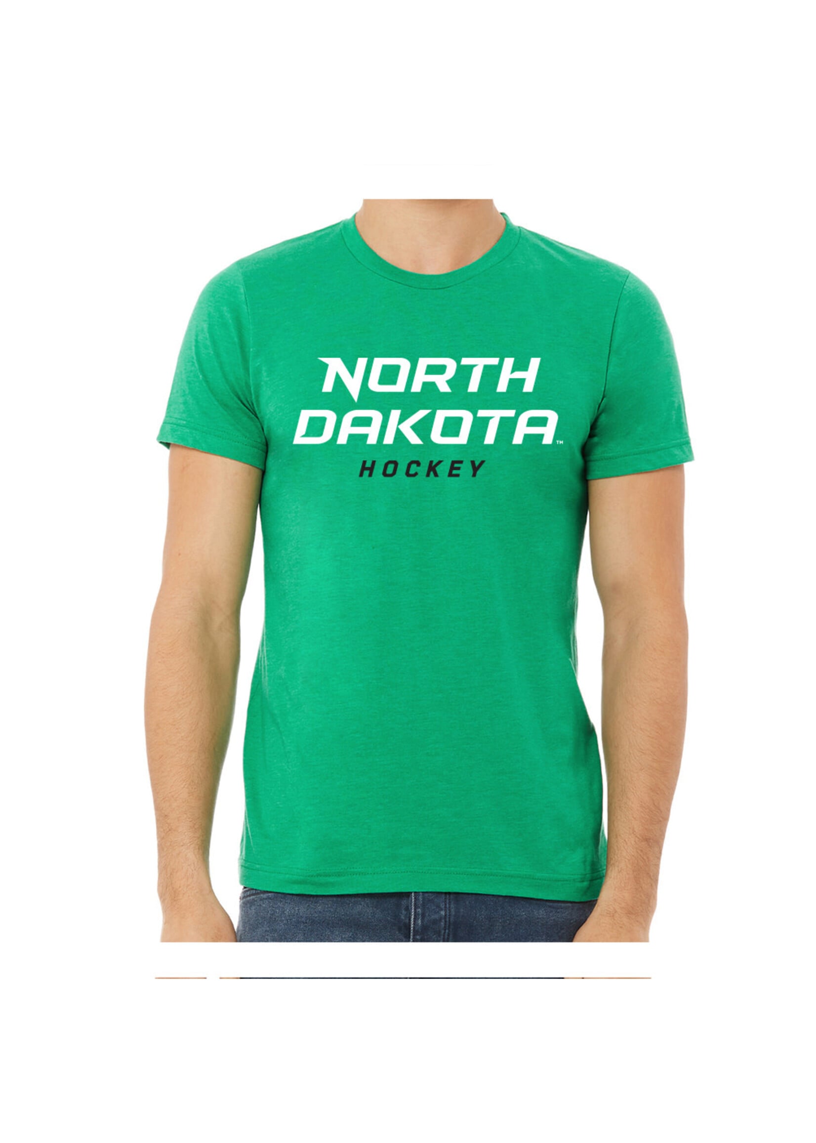 AHUNDYP #30 Caleb Heil North Dakota Hockey Sport Adult Tee