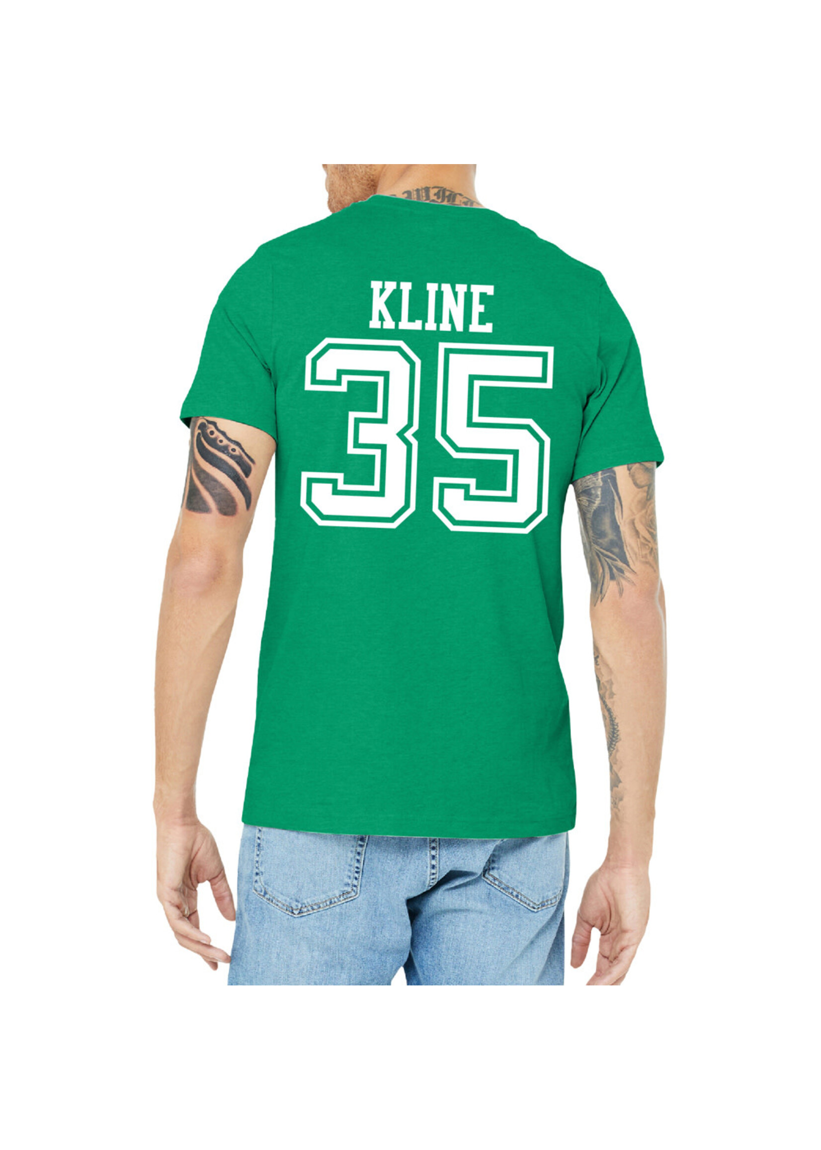 AHUNDYP #35 Samuel Kline North Dakota Fighting Hawks Football Adult Tee