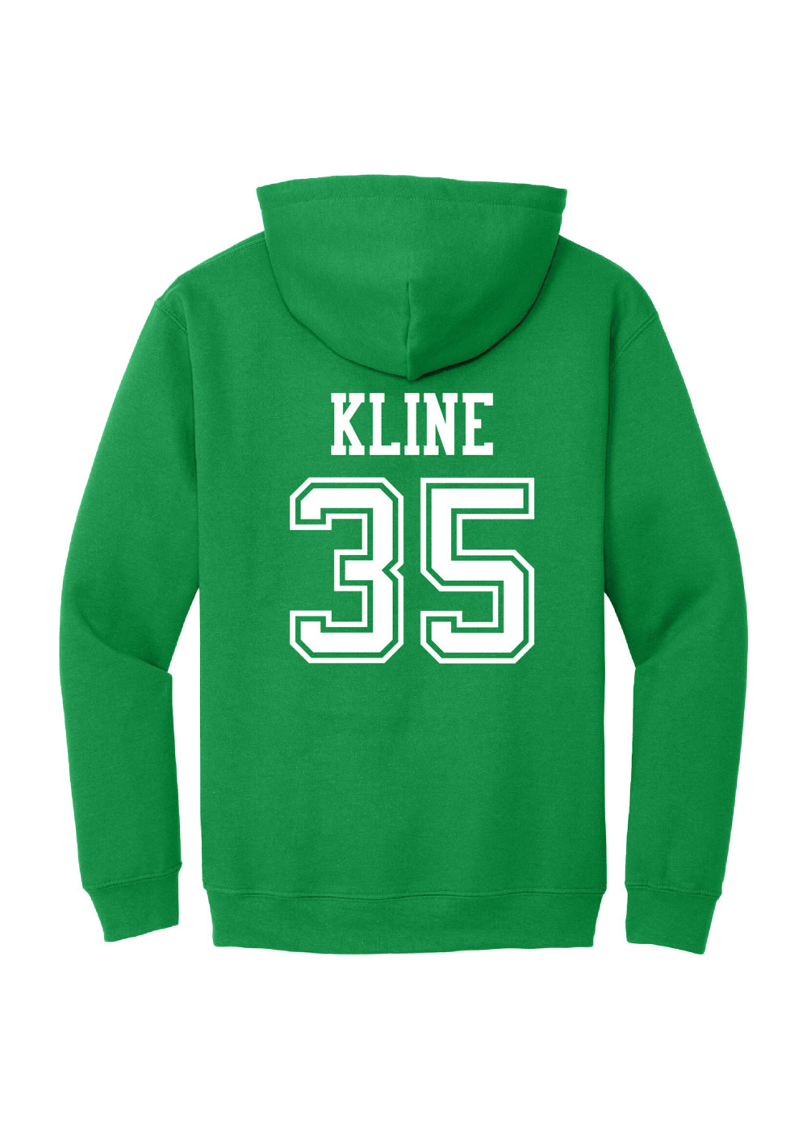 AHUNDYP #35 Samuel Kline North Dakota Fighting Hawks Football Sport Youth Hood