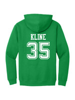AHUNDYP #35 Samuel Kline North Dakota Football Sport Youth Hood