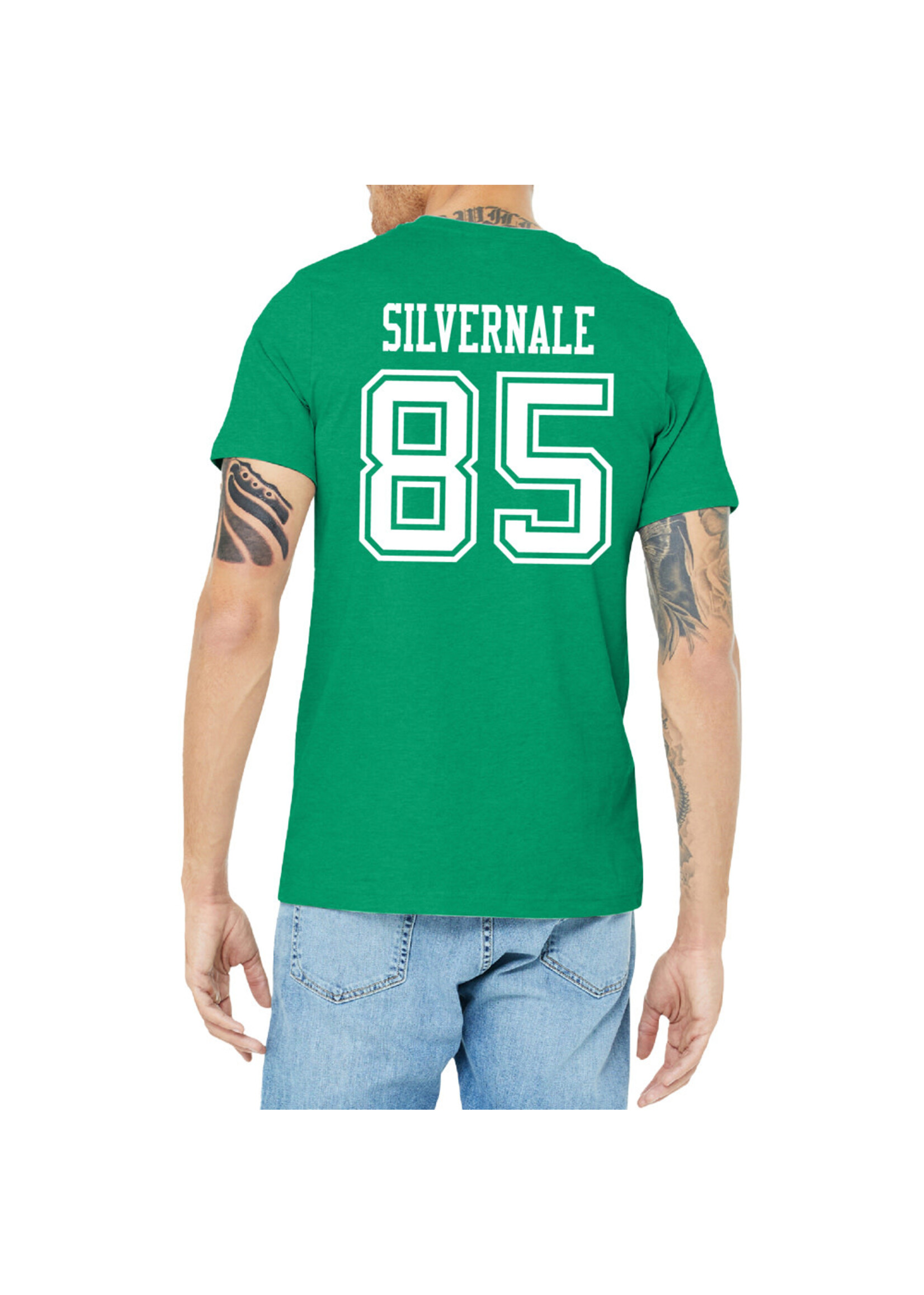 AHUNDYP #85 Luke Silvernale North Dakota Fighting Hawks Football Adult Tee