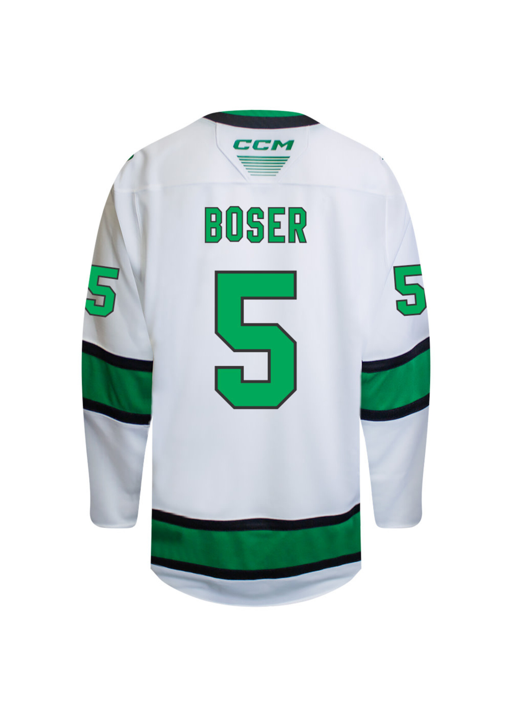 CCM Hockey #5 Brasen Boser CCM Hockey Replica Jersey