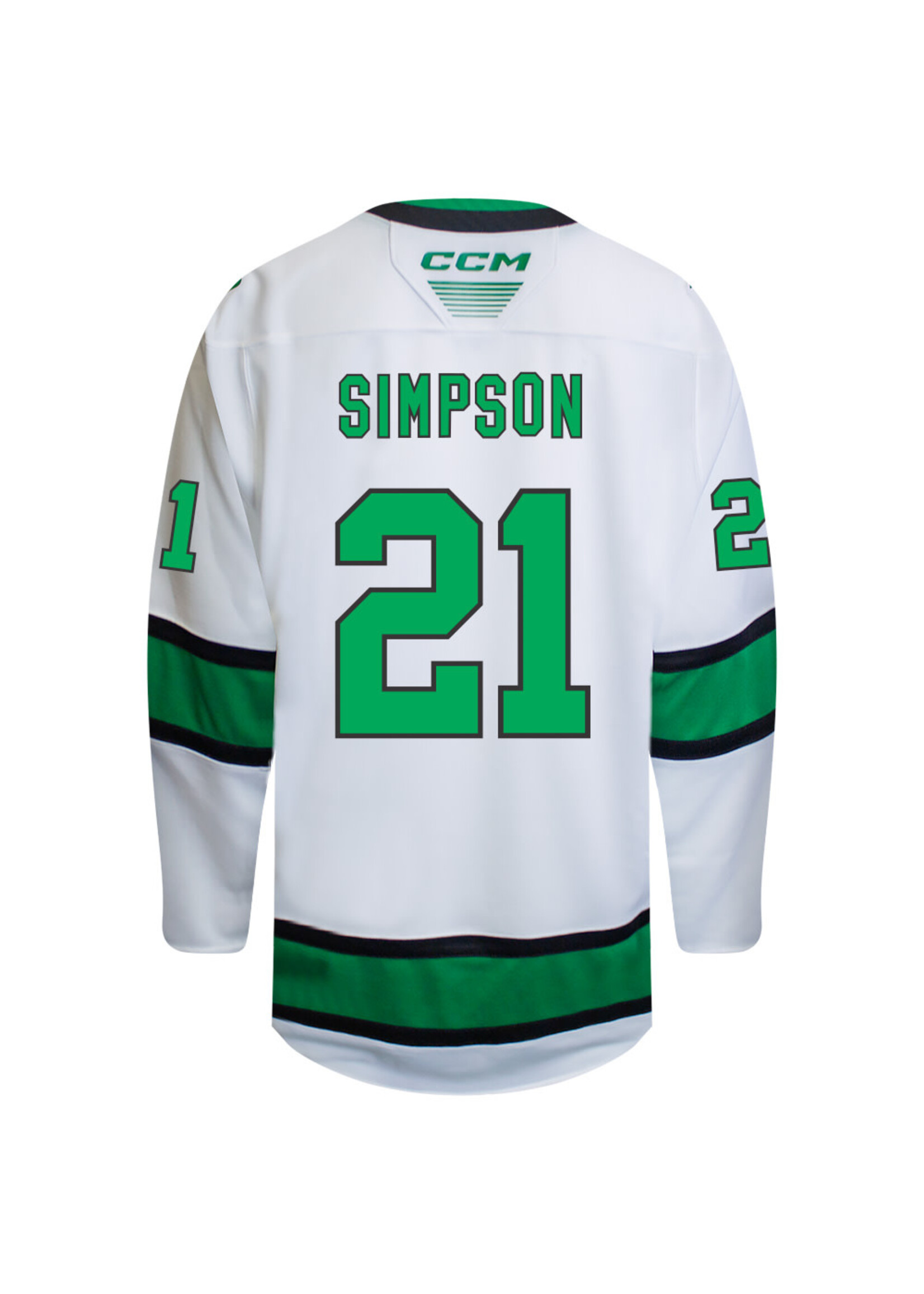 CCM Hockey #21 Cooper Simpson CCM Hockey Replica Jersey