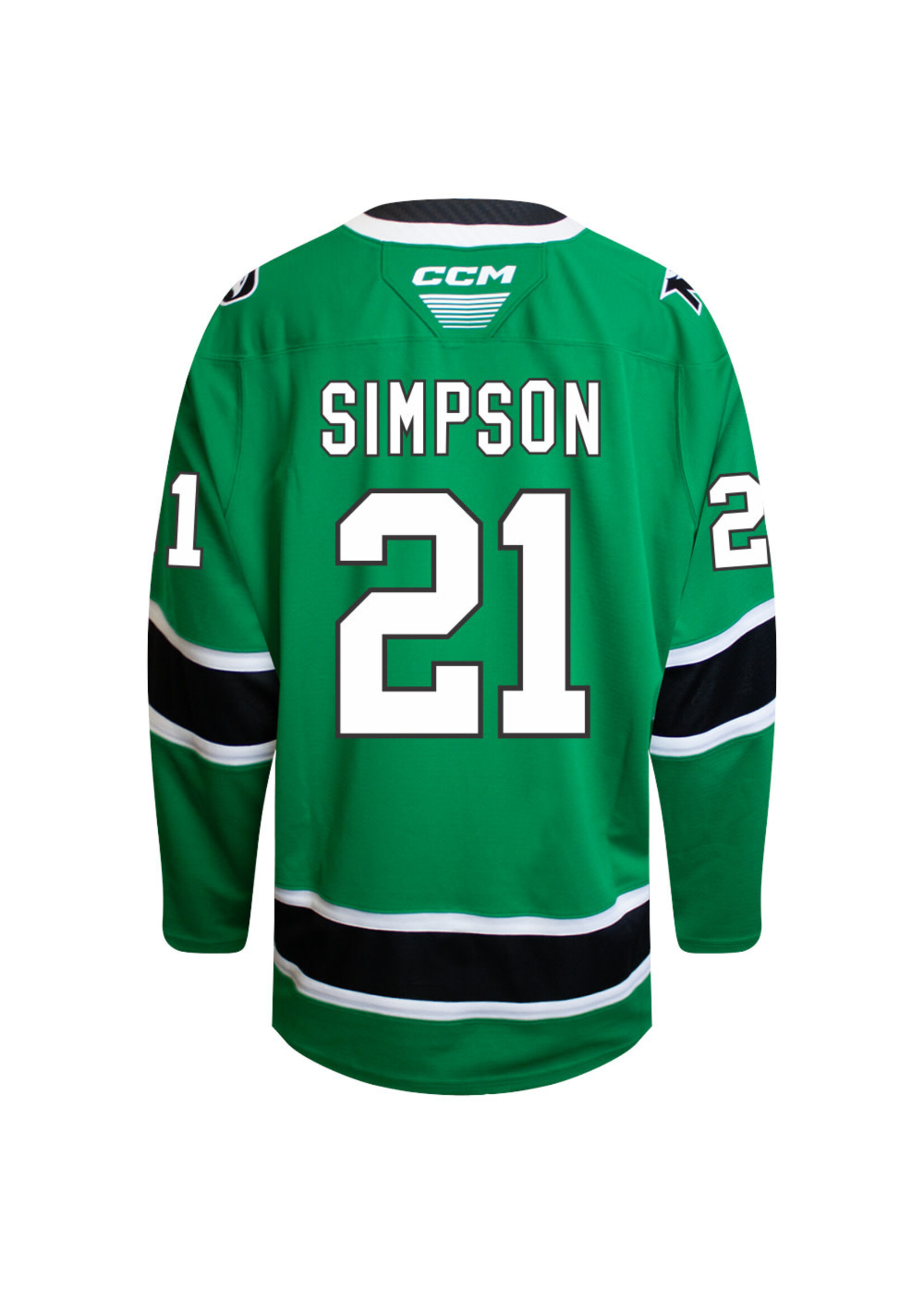 CCM Hockey #21 Cooper Simpson CCM Hockey Youth Jersey