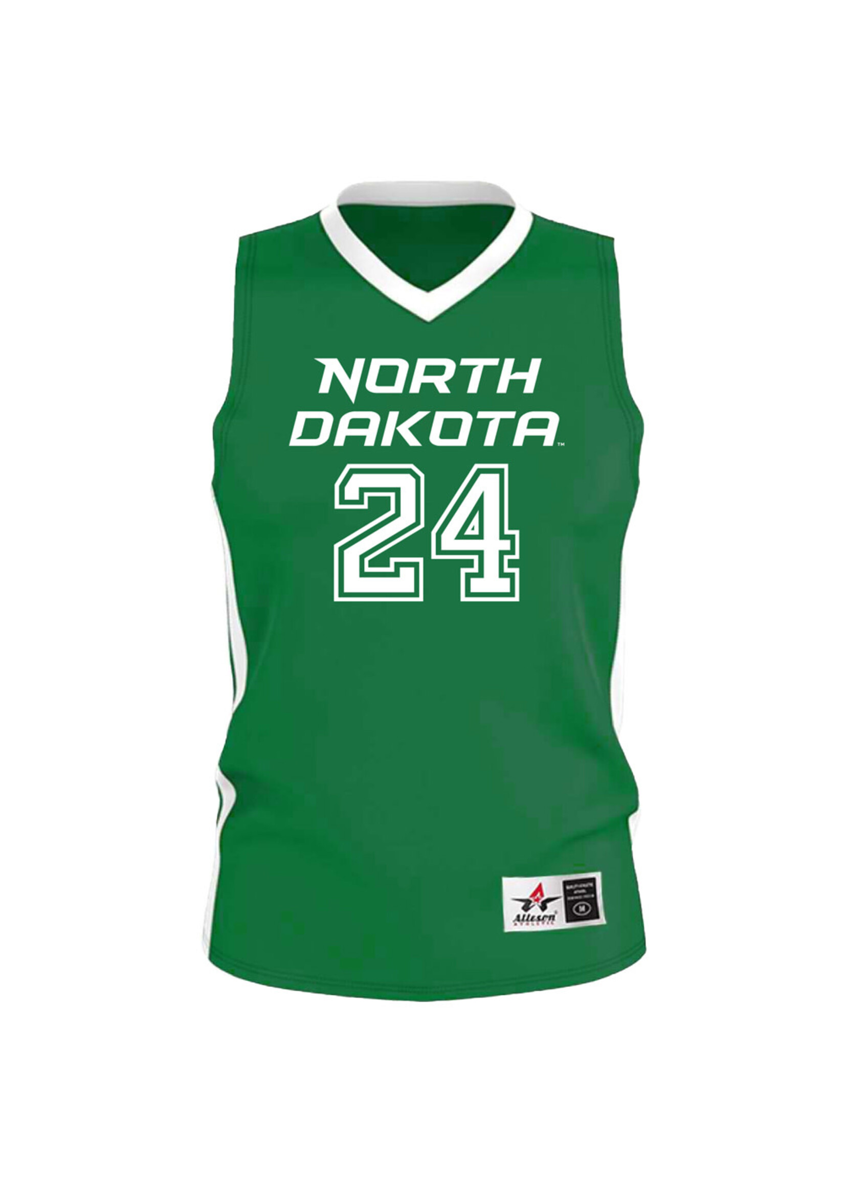 #24 Walker Demers Fan North Dakota Basketball Jersey Adult