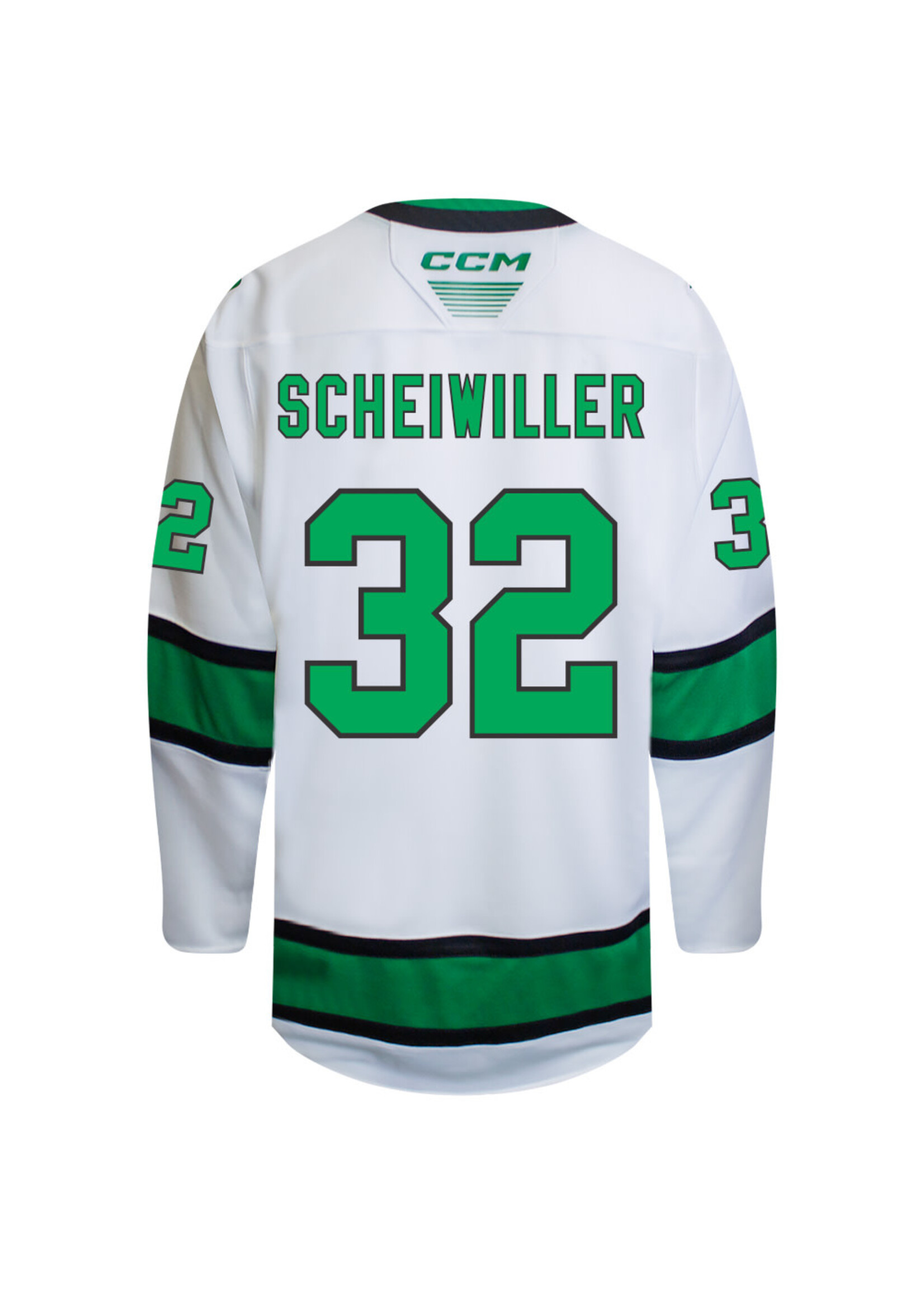 CCM Hockey #32 Alex Scheiwiller CCM Authentic Game Jersey