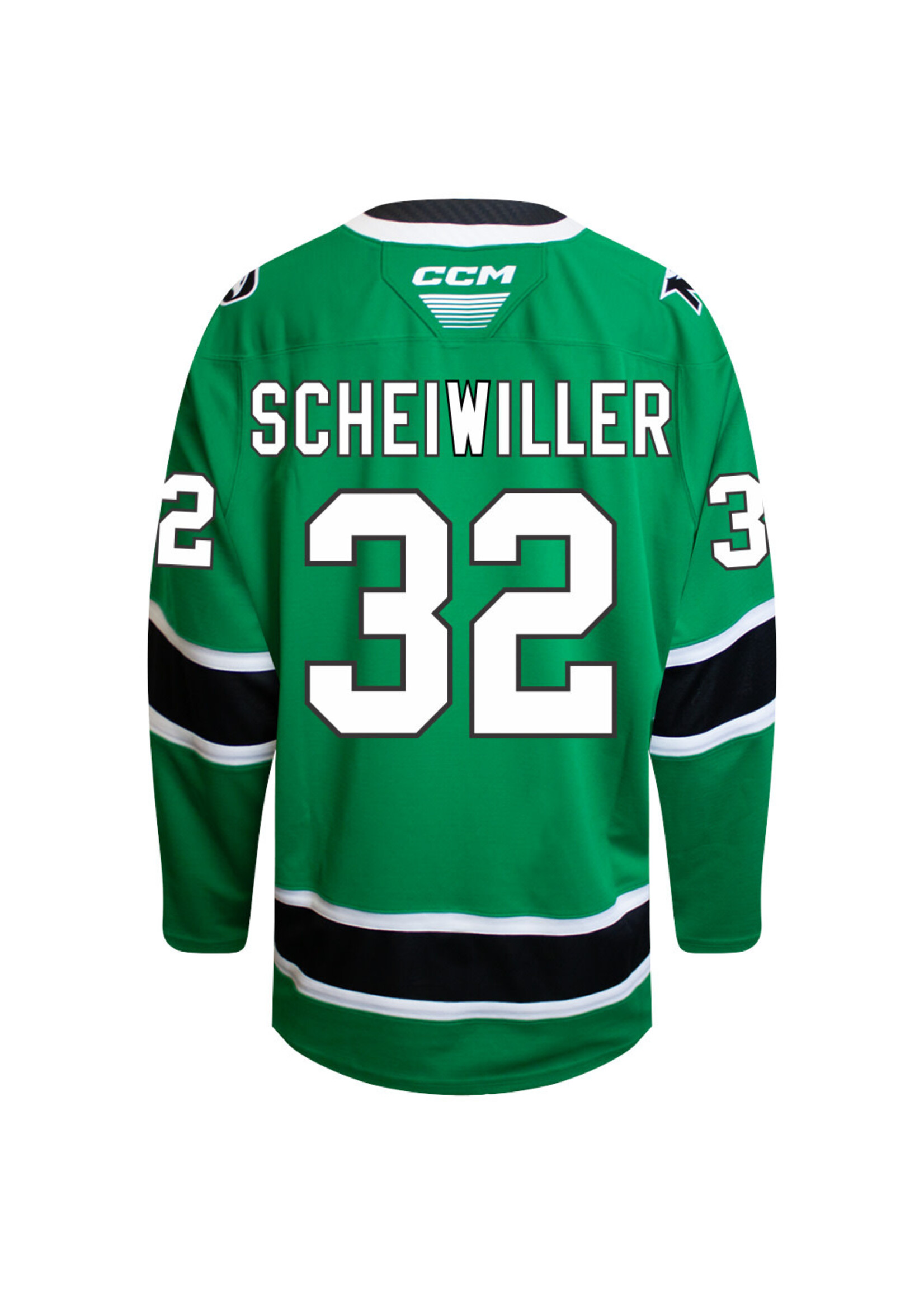CCM Hockey #32 Alex Scheiwiller CCM Hockey Replica Jersey