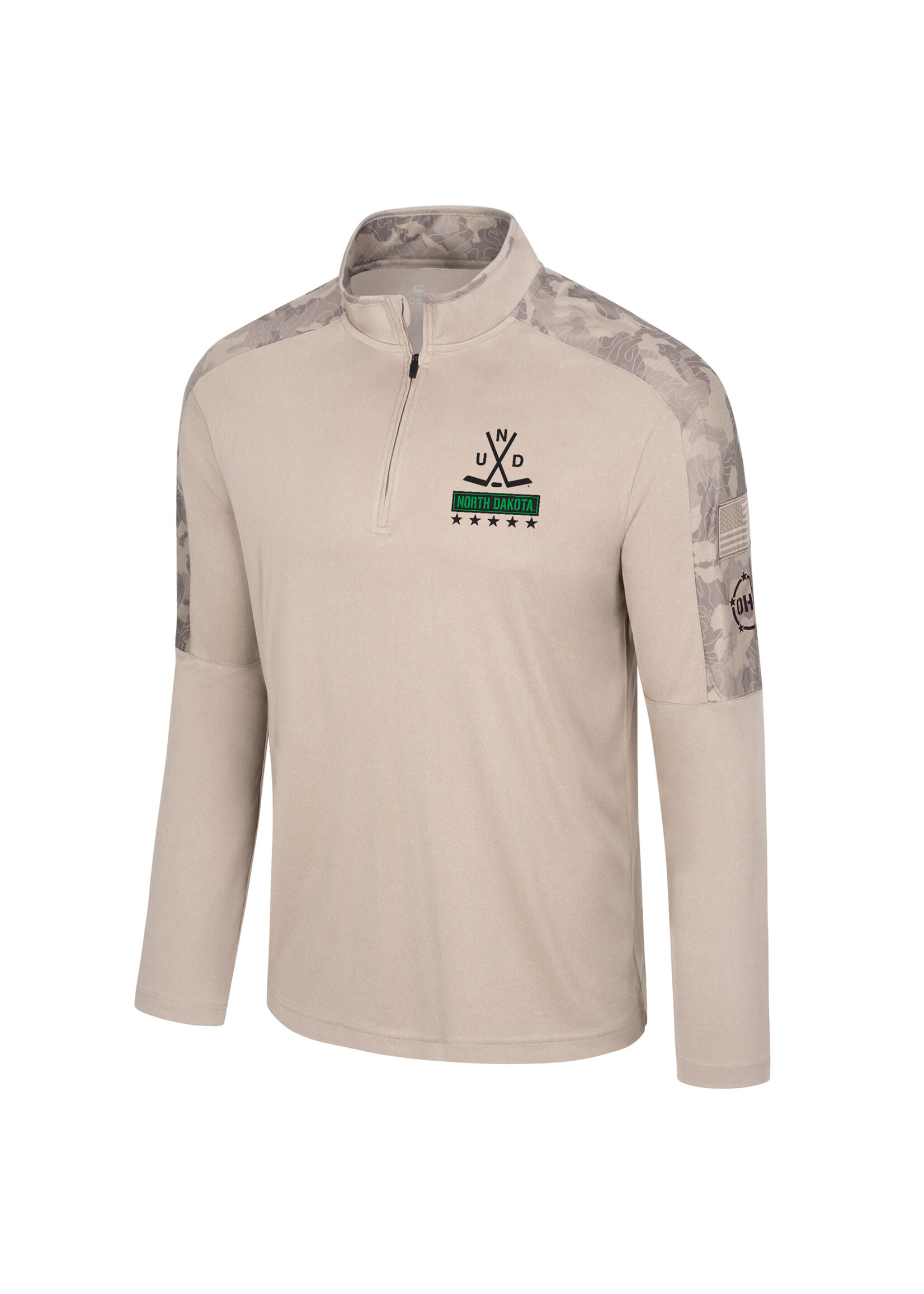 Colosseum Athletics Operation Hat Trick Norfolk 1/4 Zip Long Sleeve