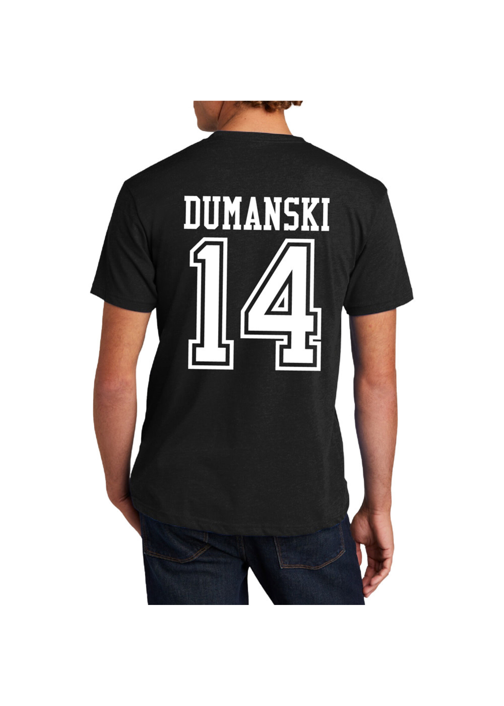 AHUNDYP #14 Bauer Dumanski North Dakota Hockey Sport Adult Tee