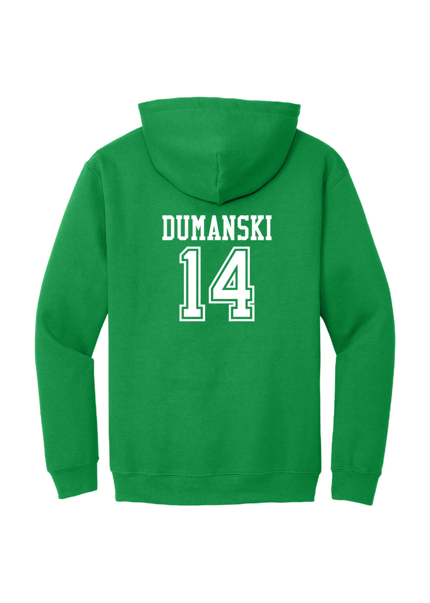 AHUNDYP #14 Bauer Dumanski North Dakota Hockey Sport Youth Hood