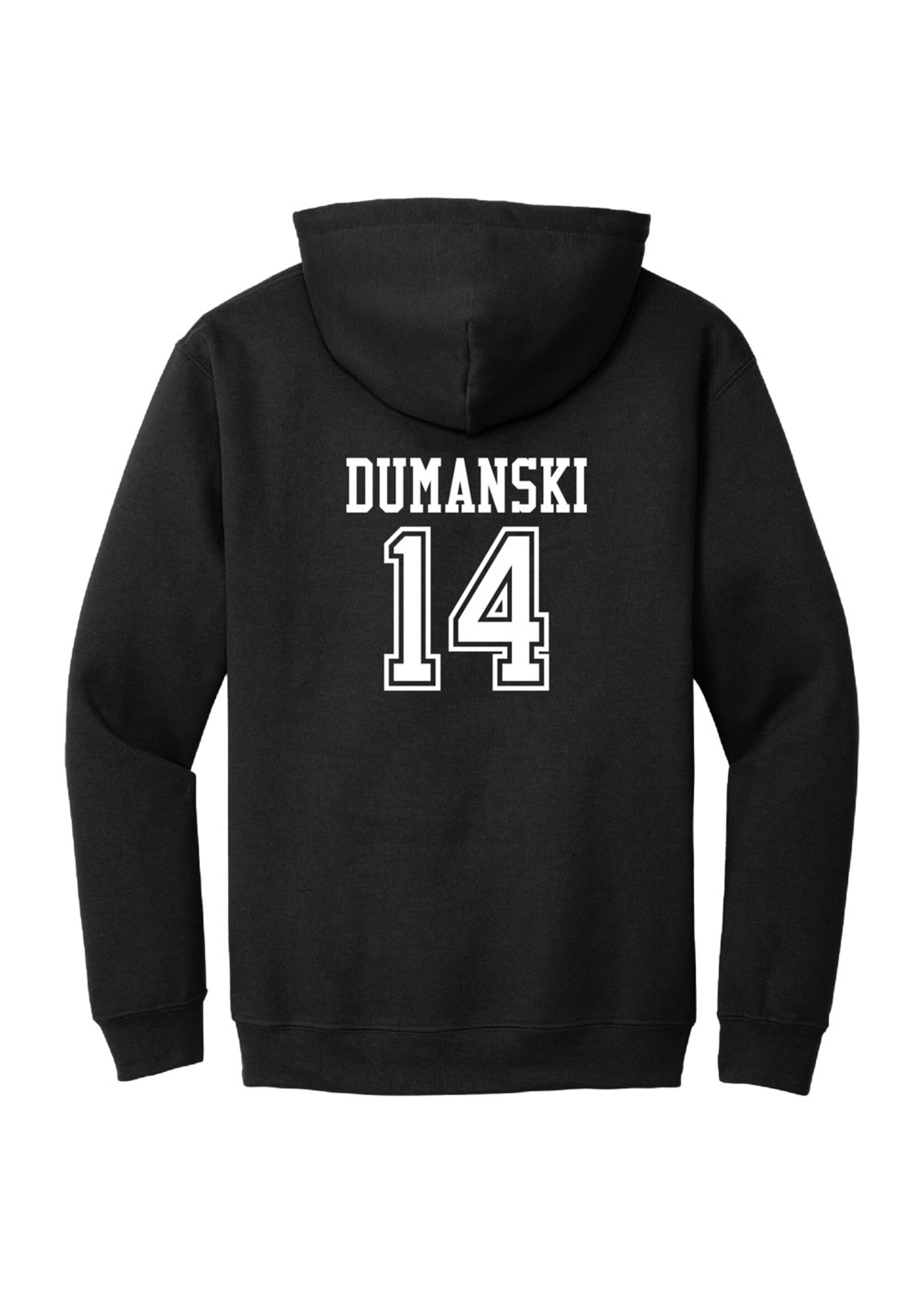 AHUNDYP #14 Bauer Dumanski North Dakota Hockey Sport Youth Hood
