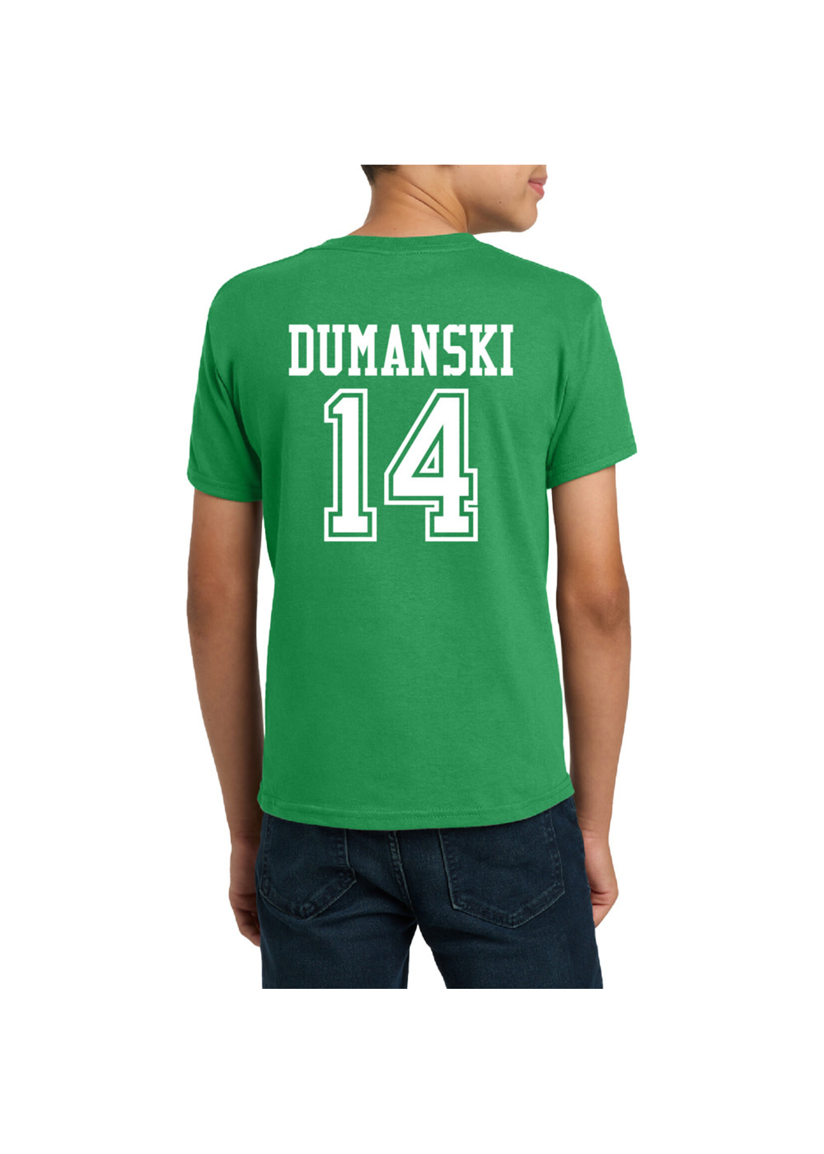 AHUNDYP #14 Bauer Dumanski North Dakota Hockey Sport Youth Tee