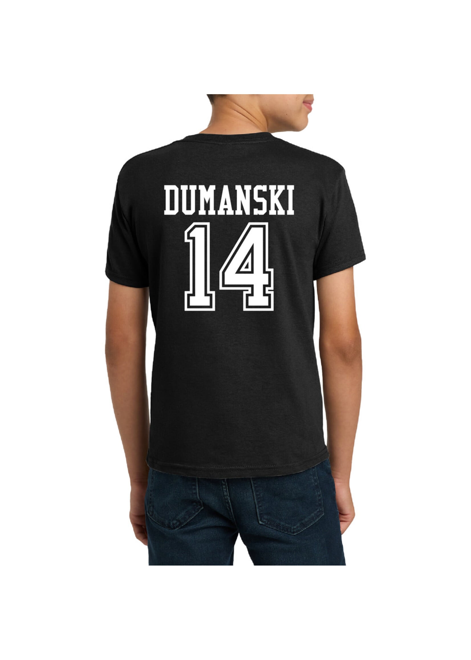 AHUNDYP #14 Bauer Dumanski NODAK Shirsey Youth Tee