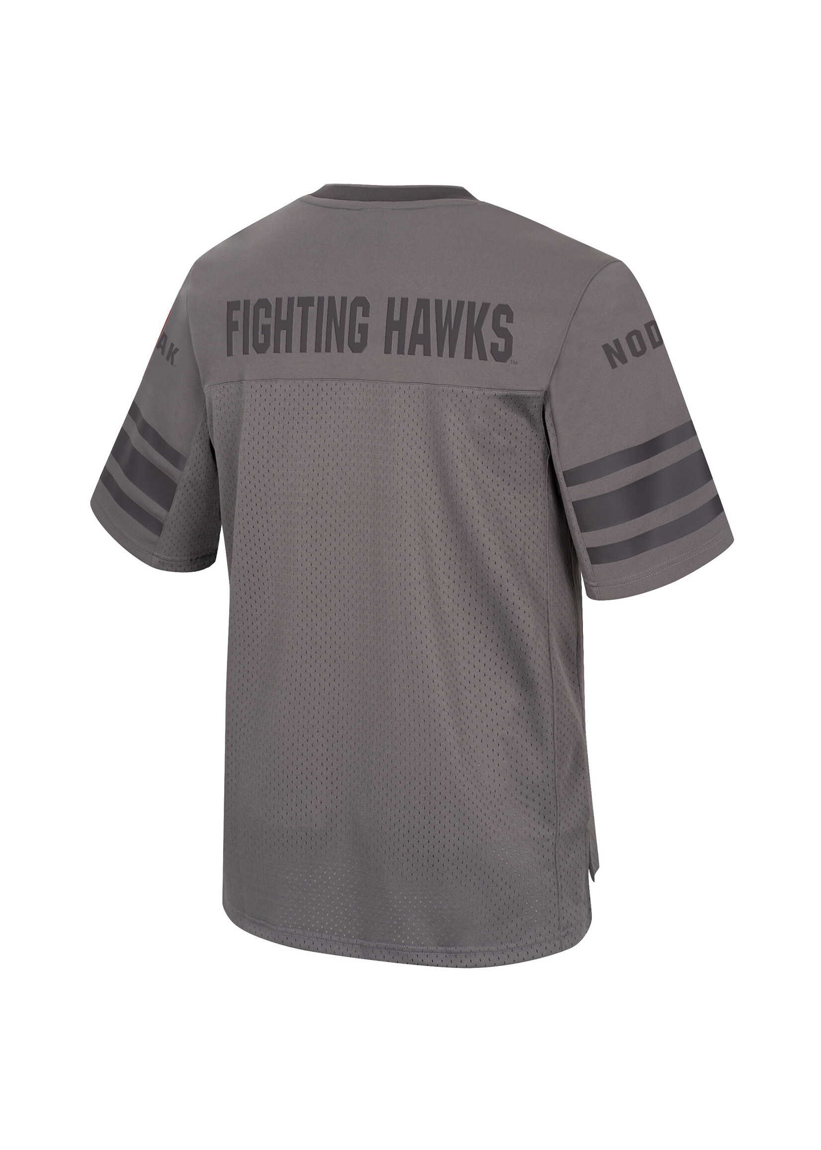 Colosseum Athletics Youth Graphite North Dakota Football Jersey