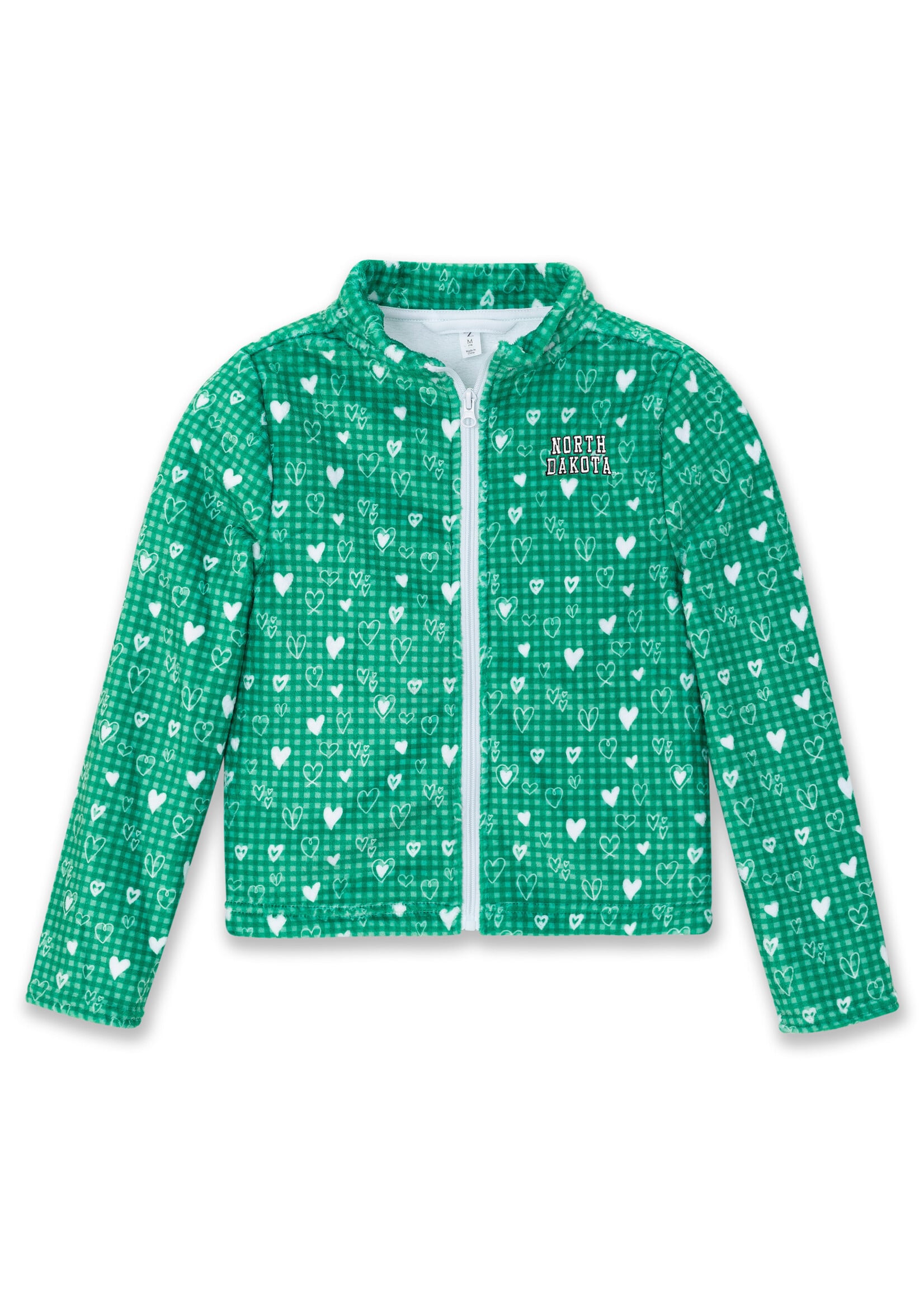 ZooZatZ North Dakota Plush Love Full Zip Jacket