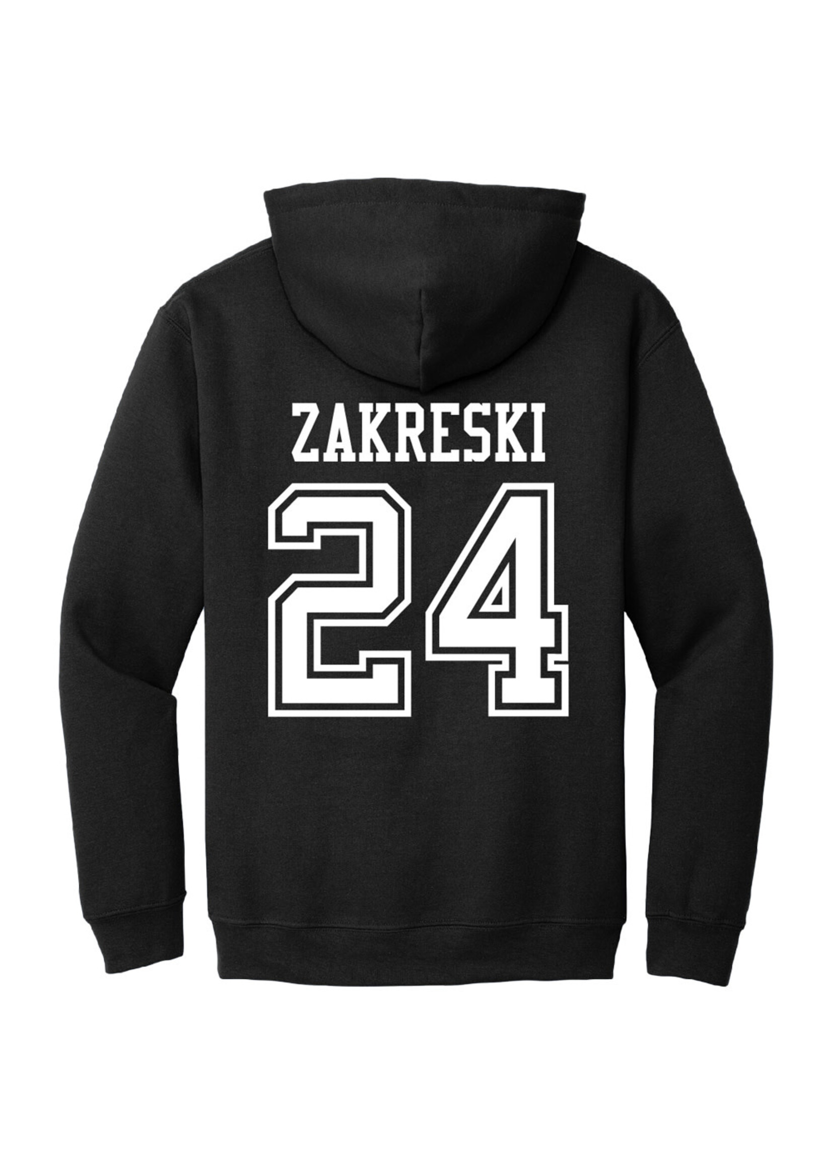 AHUNDYP #24 Josh Zakreski NODAK Shirsey Adult Hood