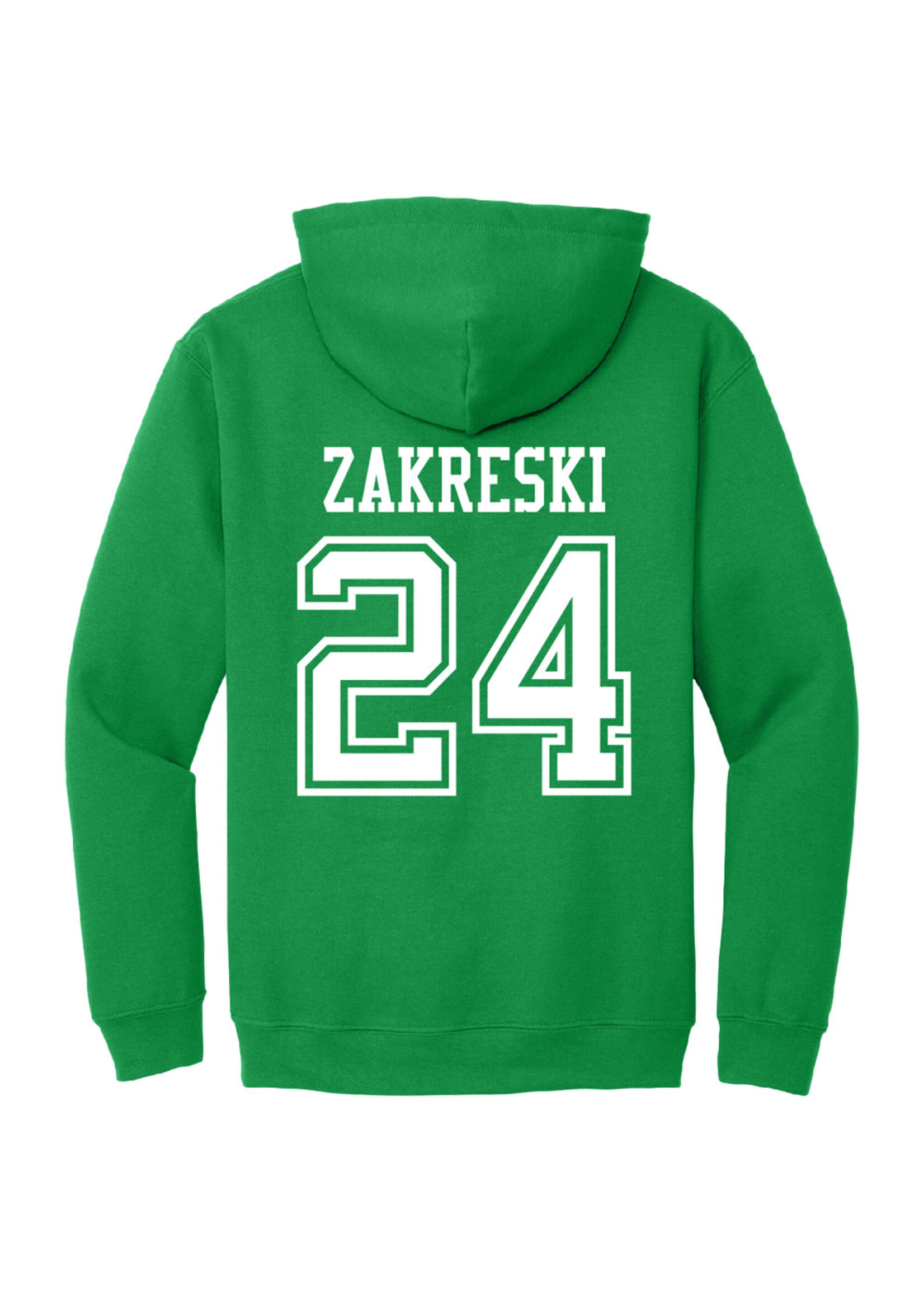 AHUNDYP #24 Josh Zakreski NODAK Shirsey Adult Hood