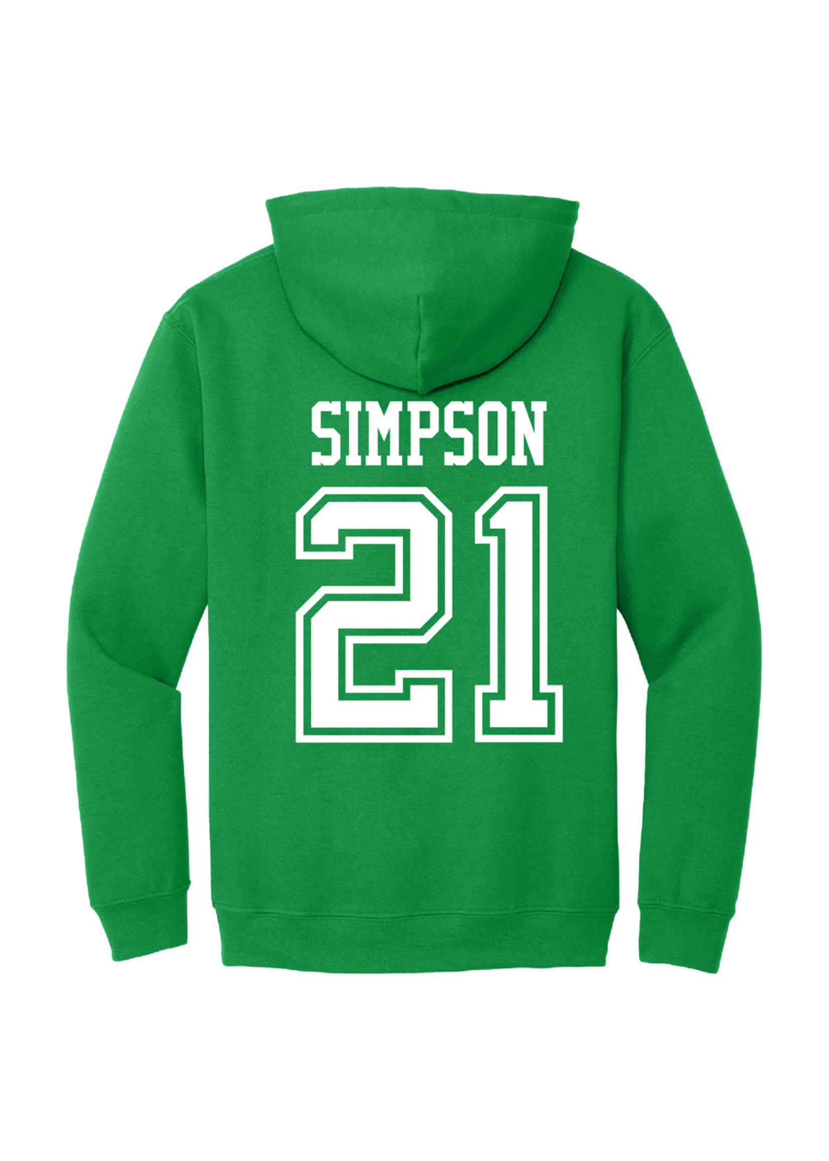 AHUNDYP #21 Cooper Simpson NODAK Shirsey Adult Hood