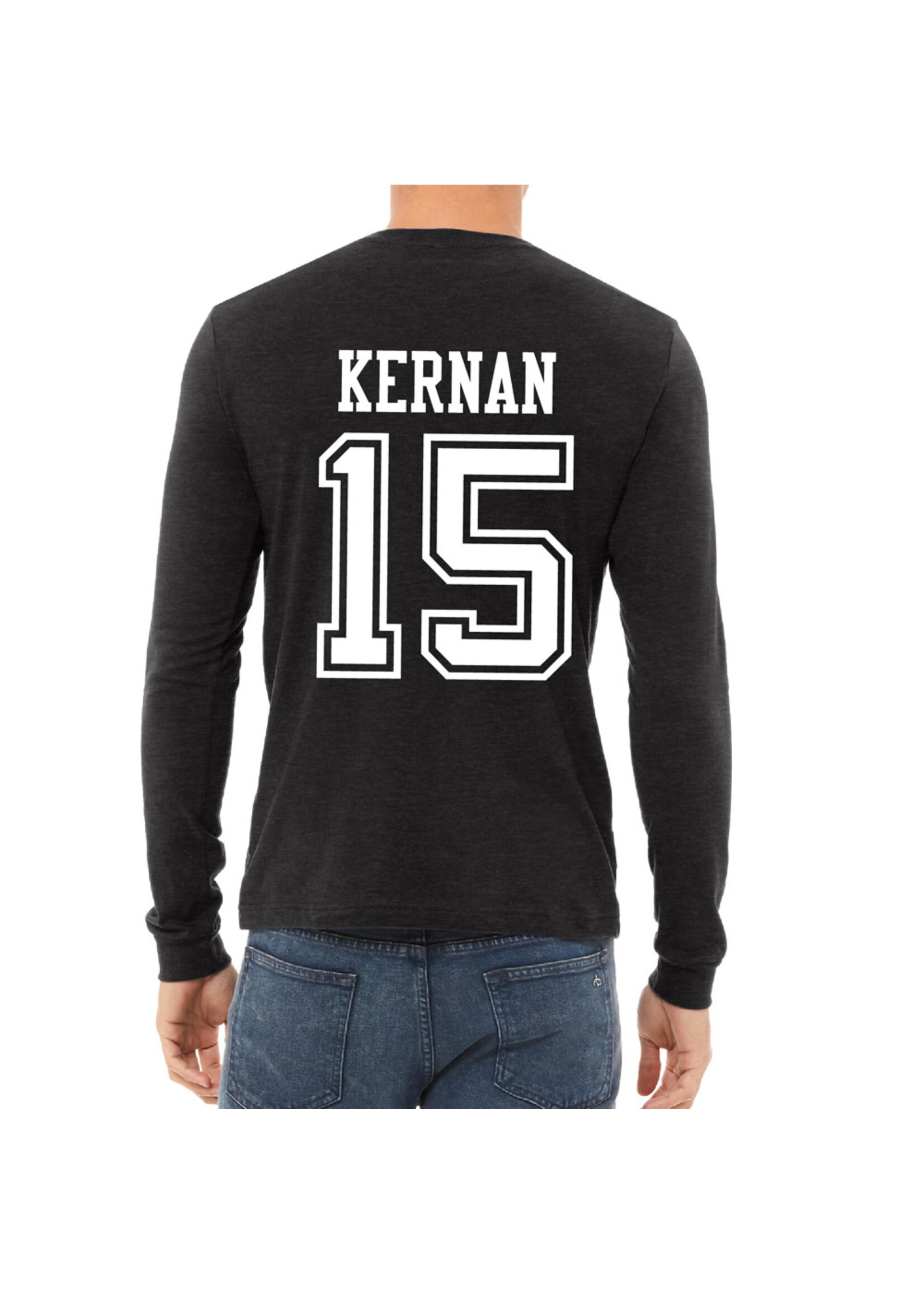 AHUNDYP #15 Jack Kernan NODAK Shirsey Adult Long Sleeve